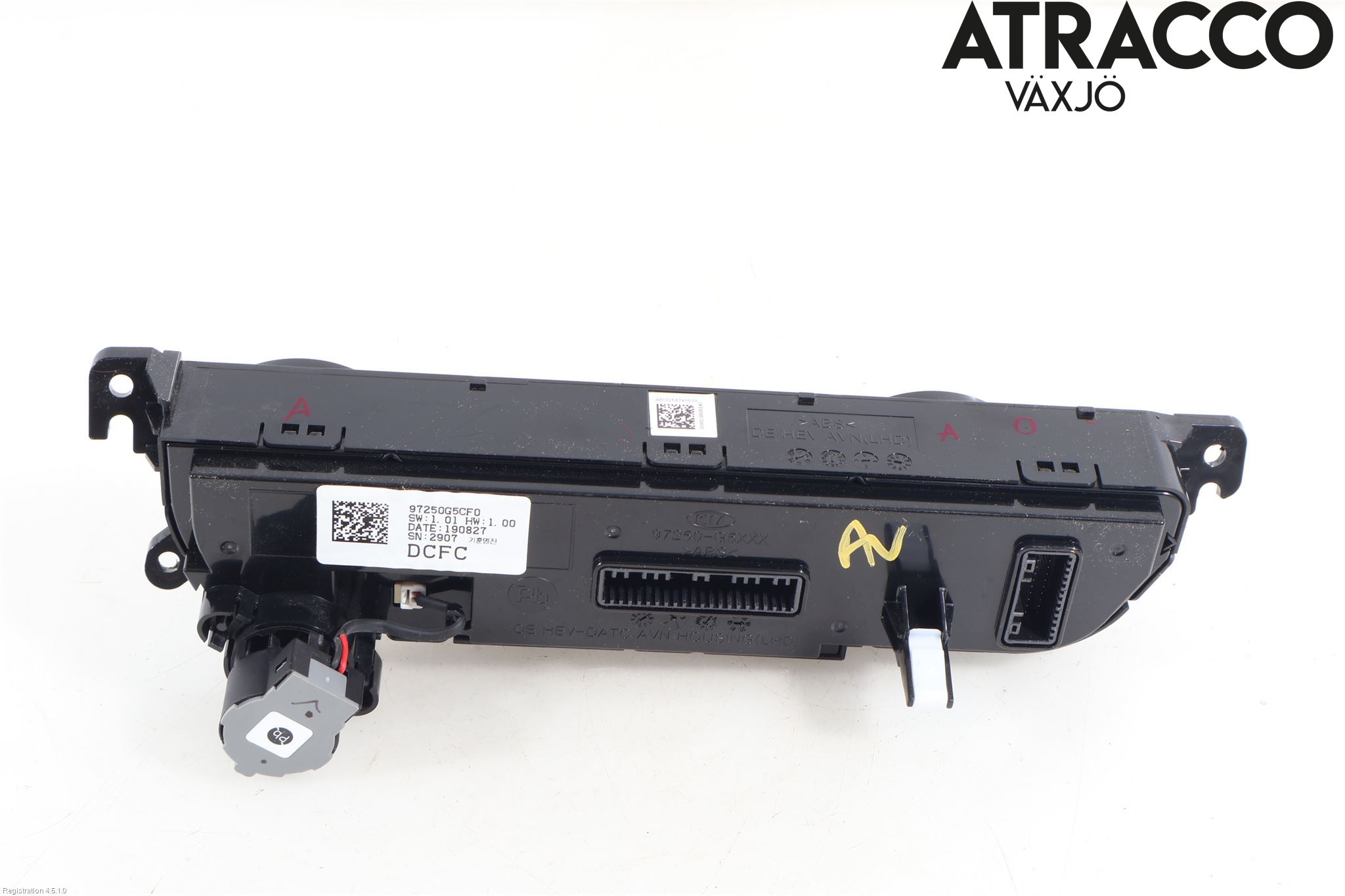 Kia NIRO (DE) 17-22 Varme Ac Betjening-Display