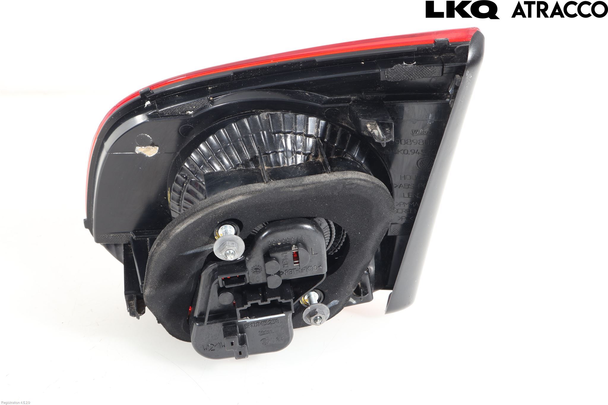 Volkswagen VW GOLF VI 09-13 Baklykt Venstre  På Luke(Indre