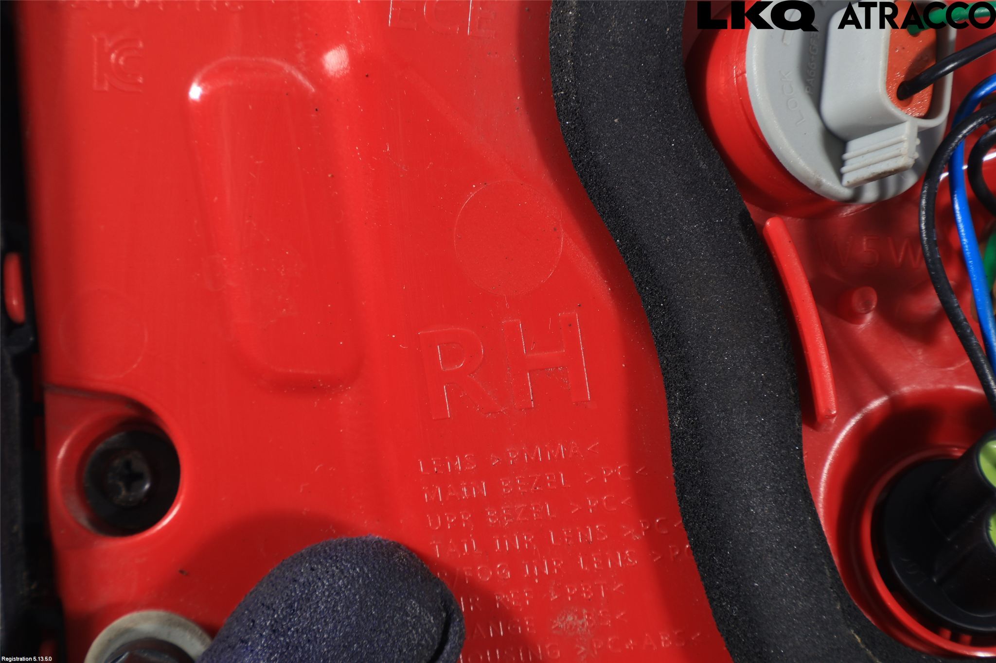 Kia RIO 17- Baklykt Høyre  På Luke(Indre)