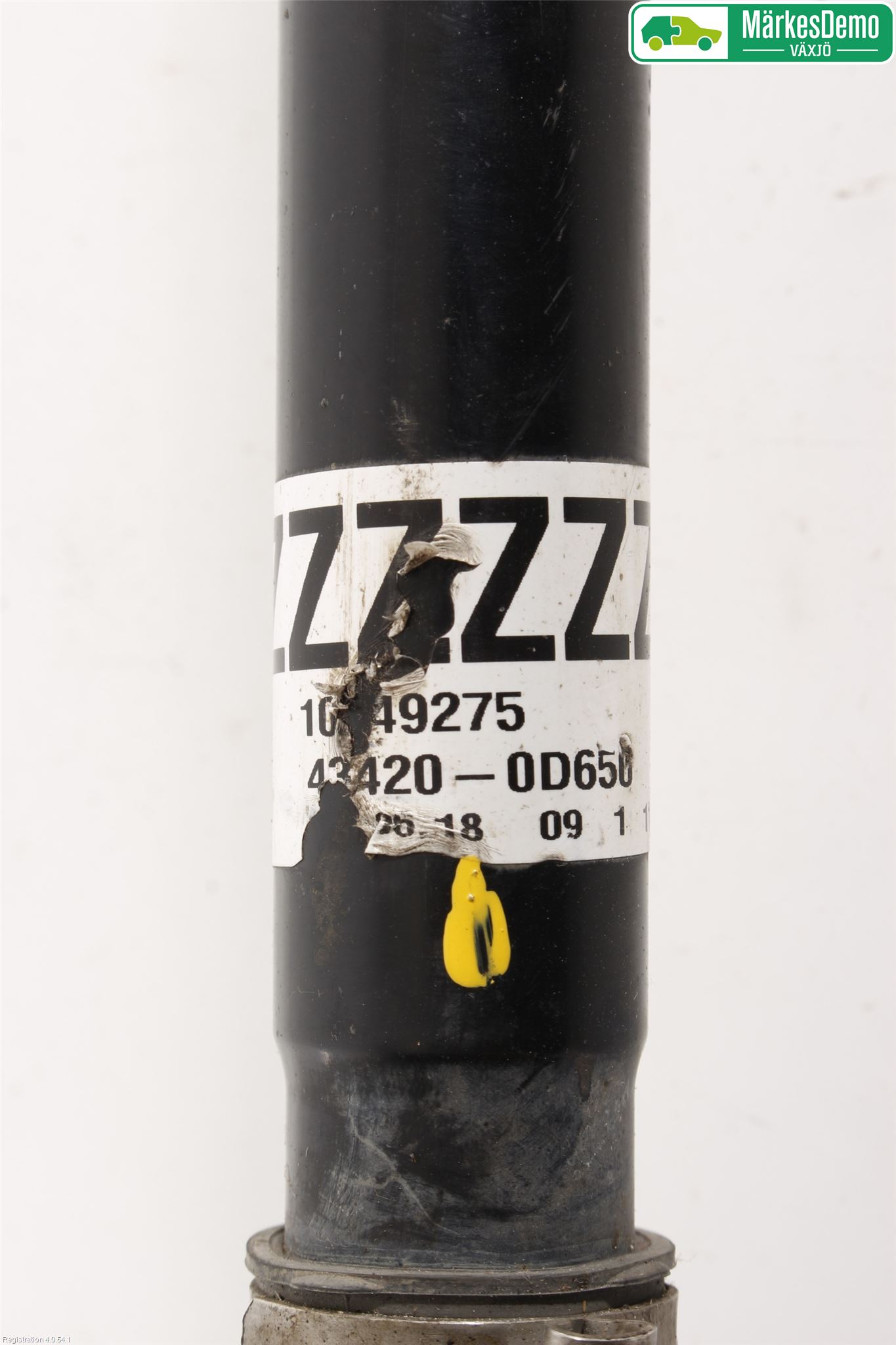 Toyota YARIS XP130 15-20 Drivaksel Foran Kompl Venstre
