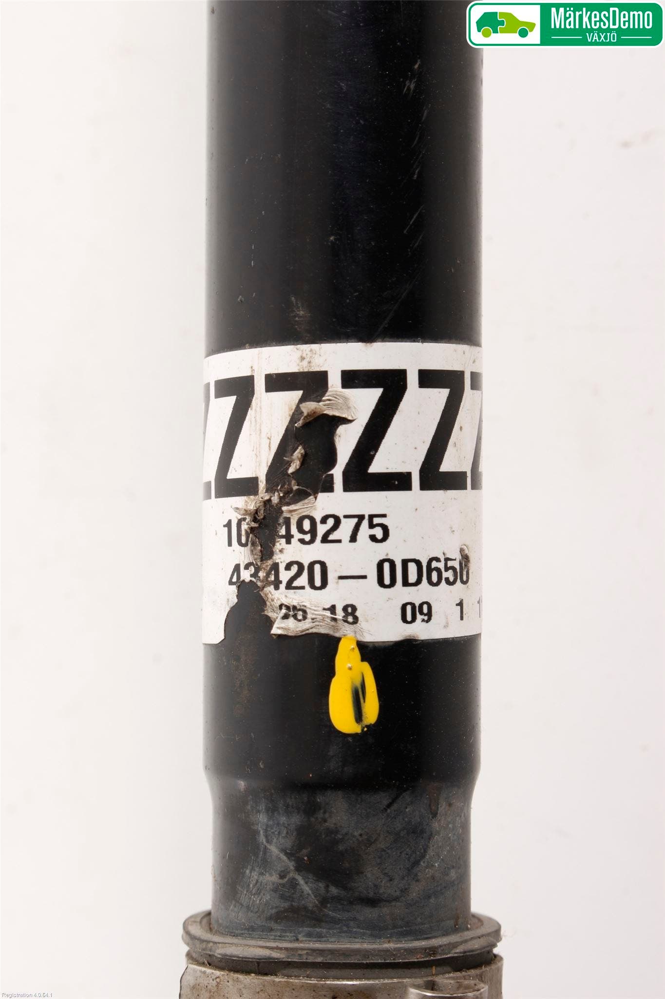 Toyota YARIS XP130 15-20 Drivaksel Foran Kompl Venstre