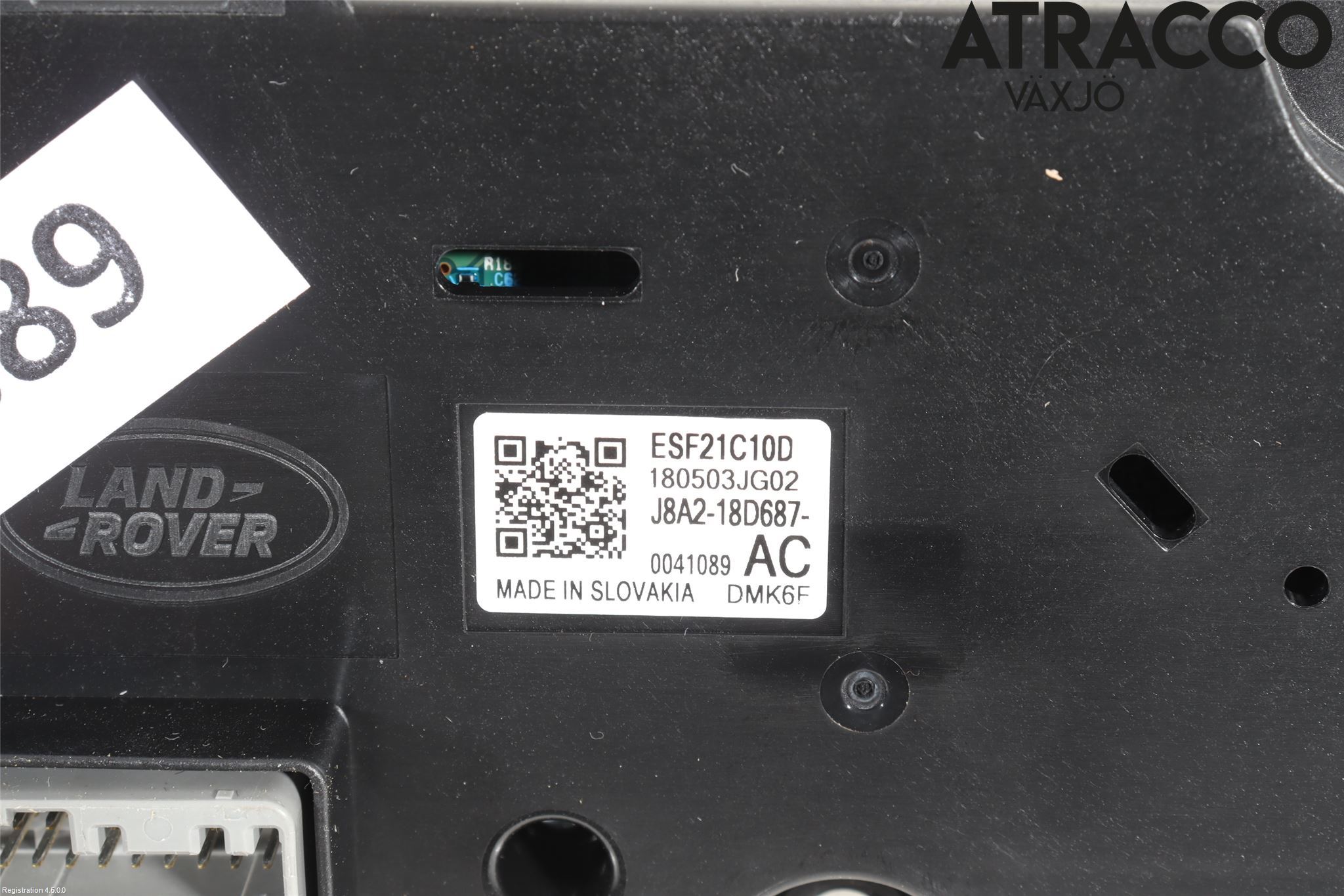 Landrover RANGE ROVER VELAR (L560) 17- Varme Ac Betjening-Display