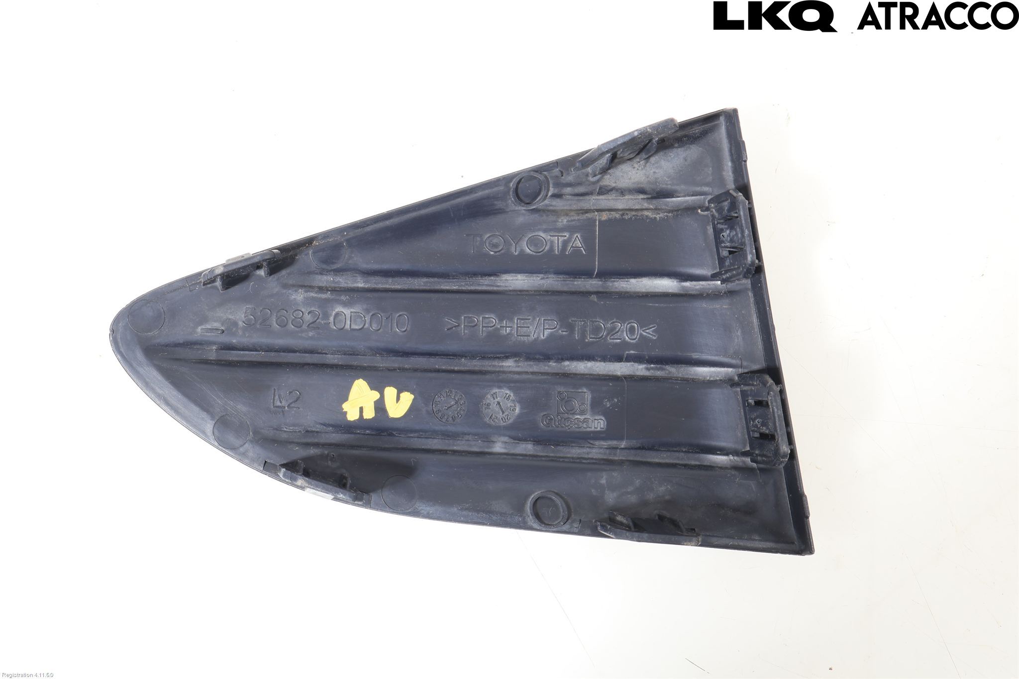 Toyota YARIS XP130 15-20 Støtfanger Bak Hjørne Venstre