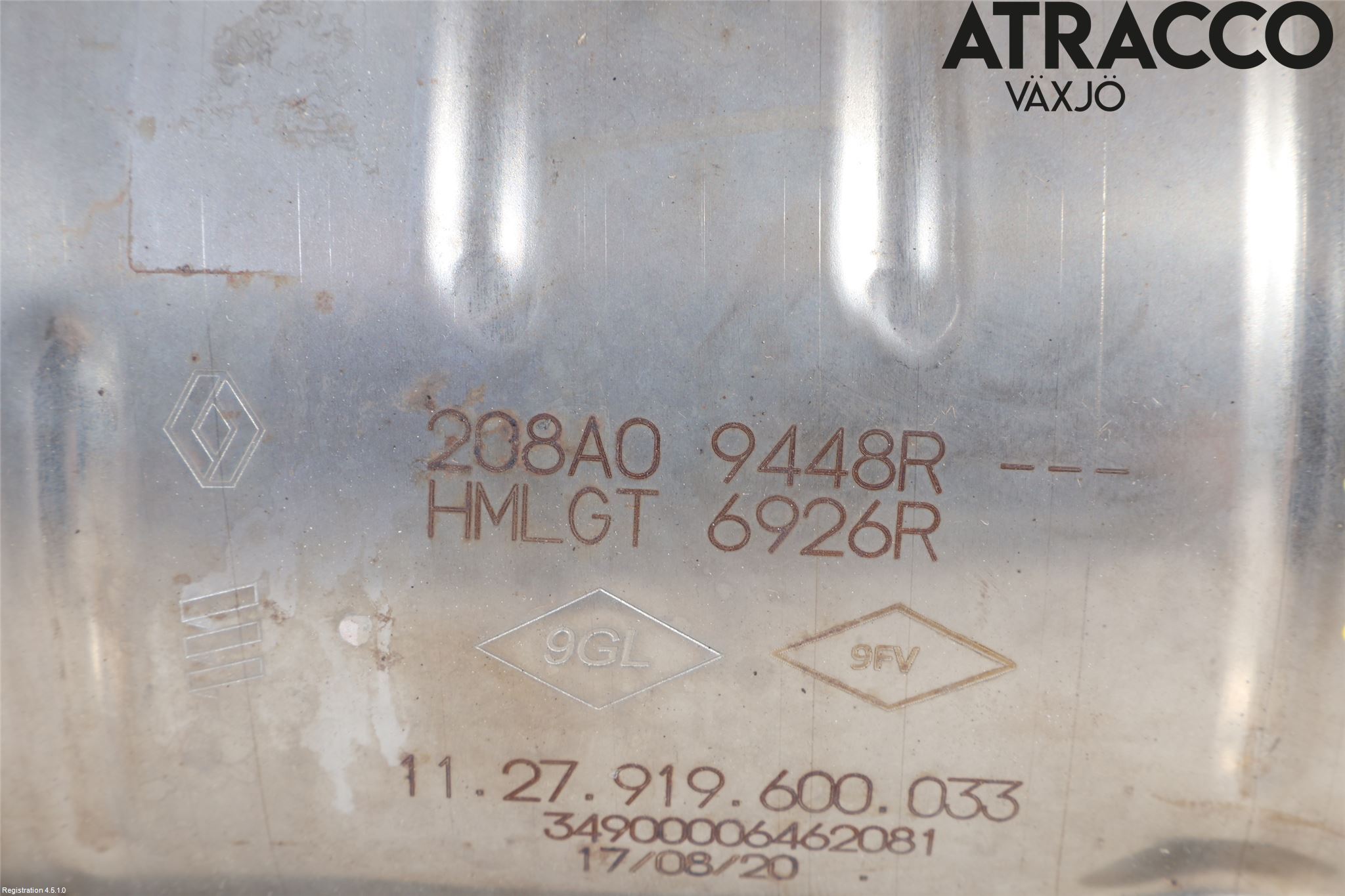 Nissan QASHQAI 17-21 Eksos Partikketfilter