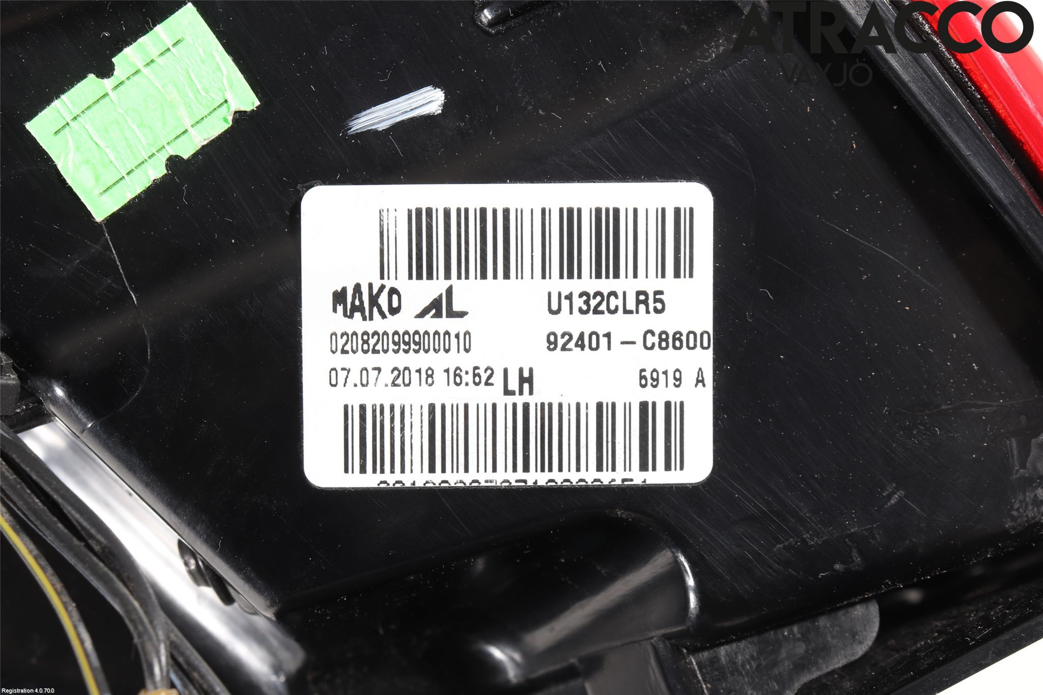 Hyundai i20 GB 15-20 Baklykt Venstre