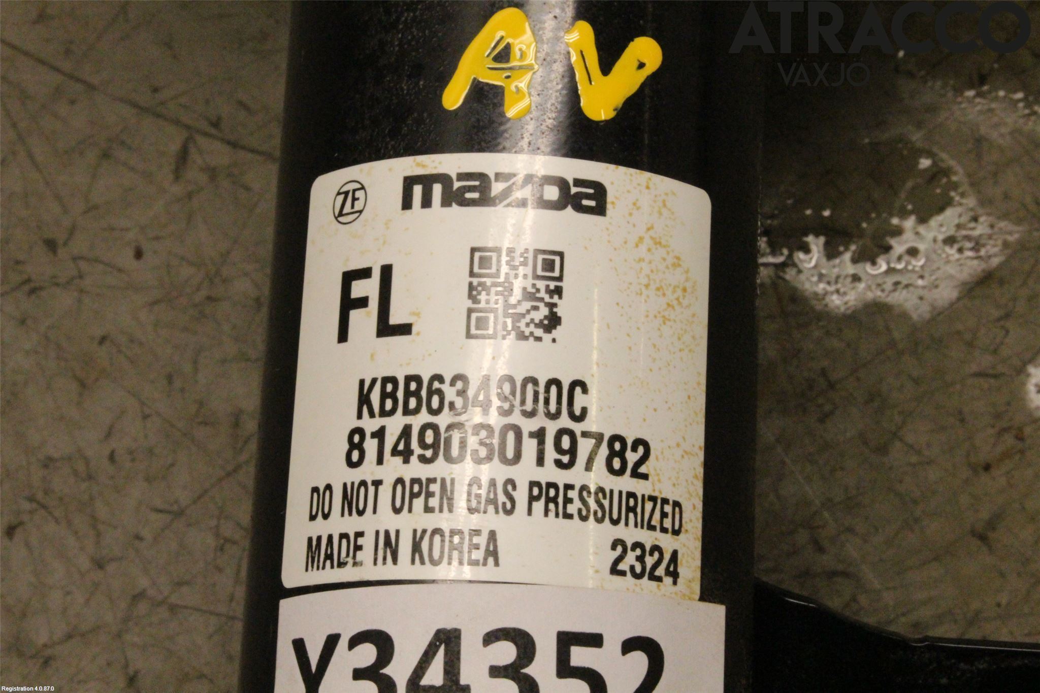 Mazda CX-60 22- Fjærbein Foran Venstre