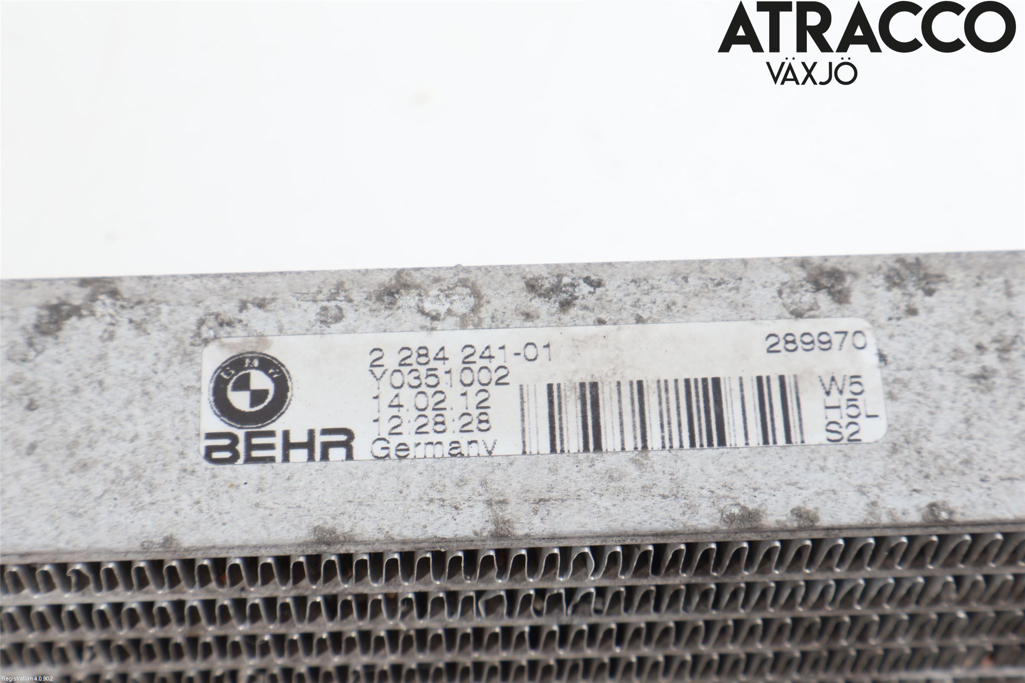 BMW 5 F10/F11/F18 09-17 Radiator Oljekjøler Automatgea