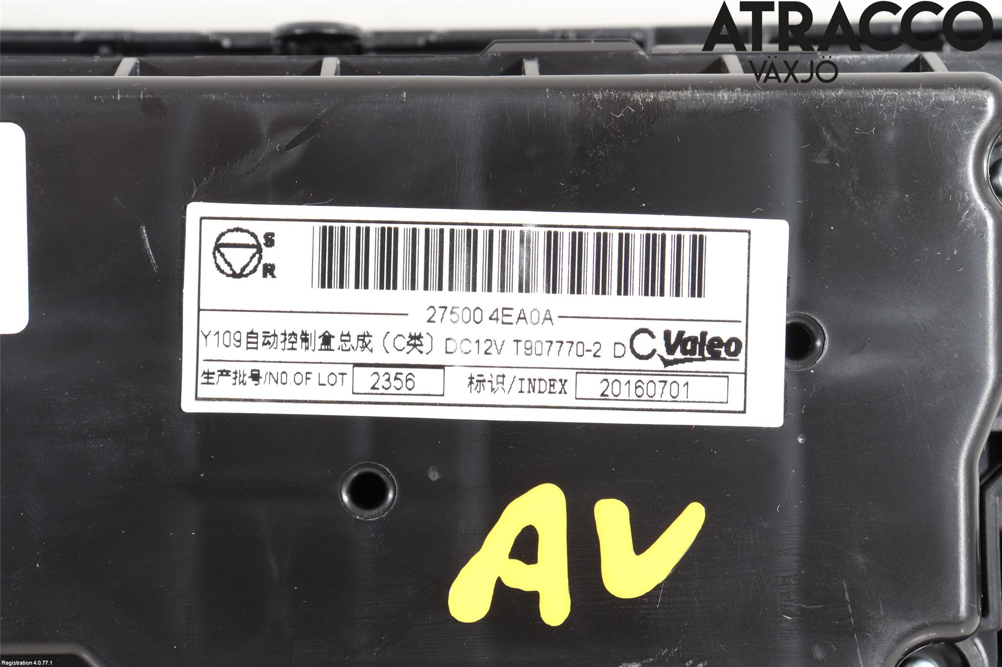 Nissan QASHQAI 14-17 Varme Ac Betjening-Display