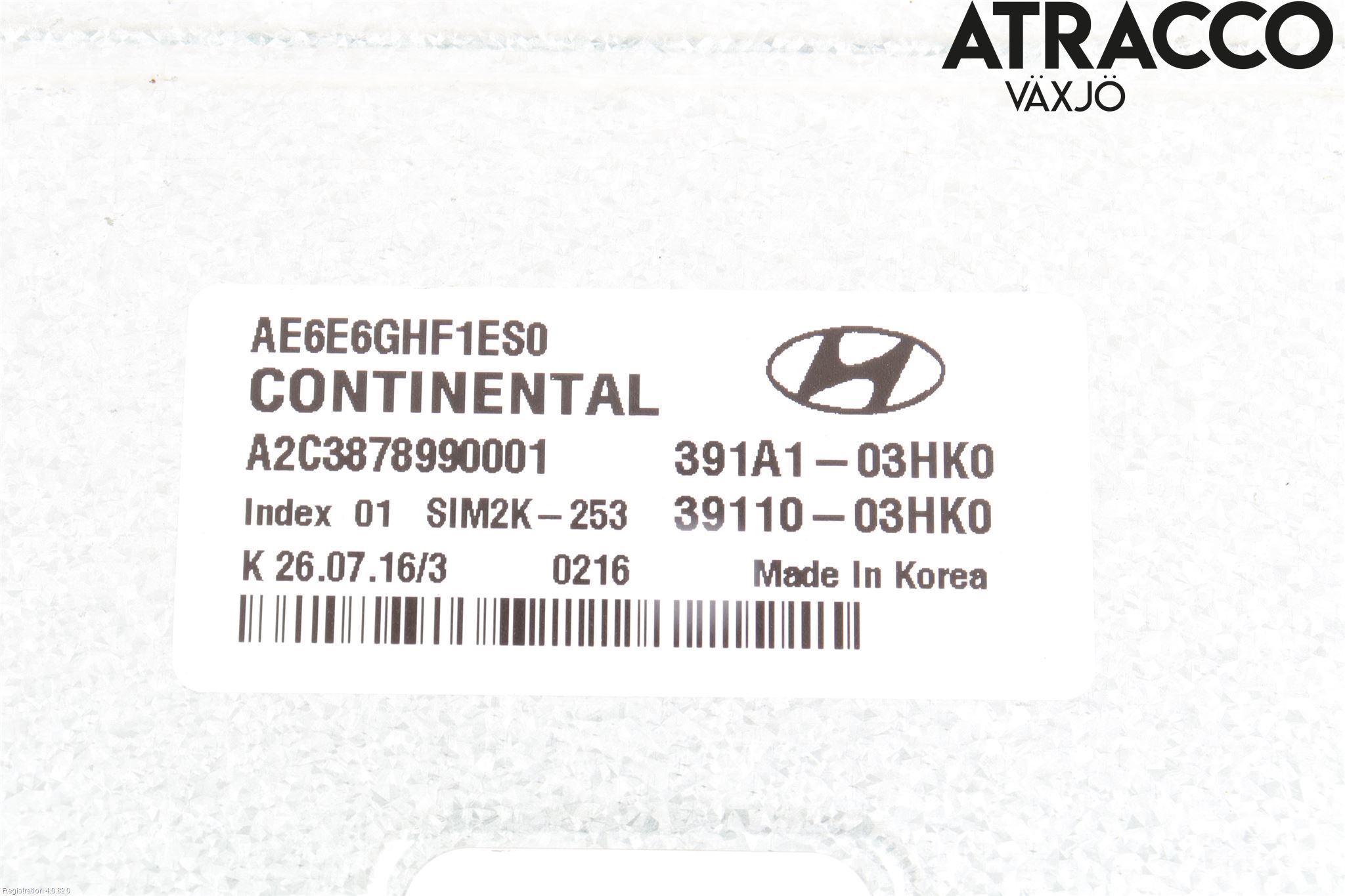Hyundai IONIQ AE 17-22 Styreenhet Innsprøytning