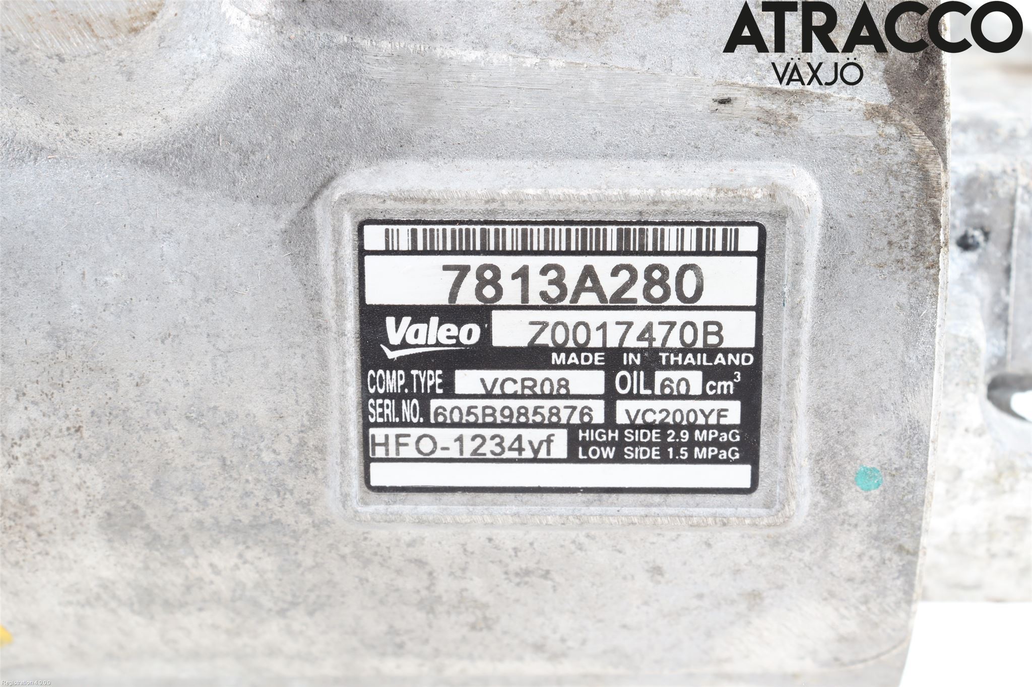 Mitsubishi SPACE STAR 13- Varme Ac Kompressor