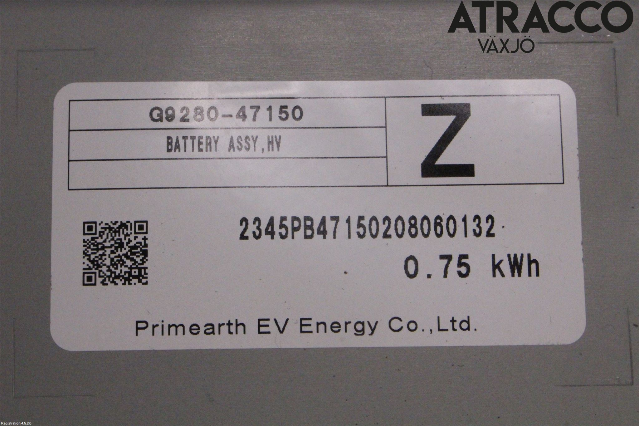 Toyota COROLLA 19- Hybrid Batteri