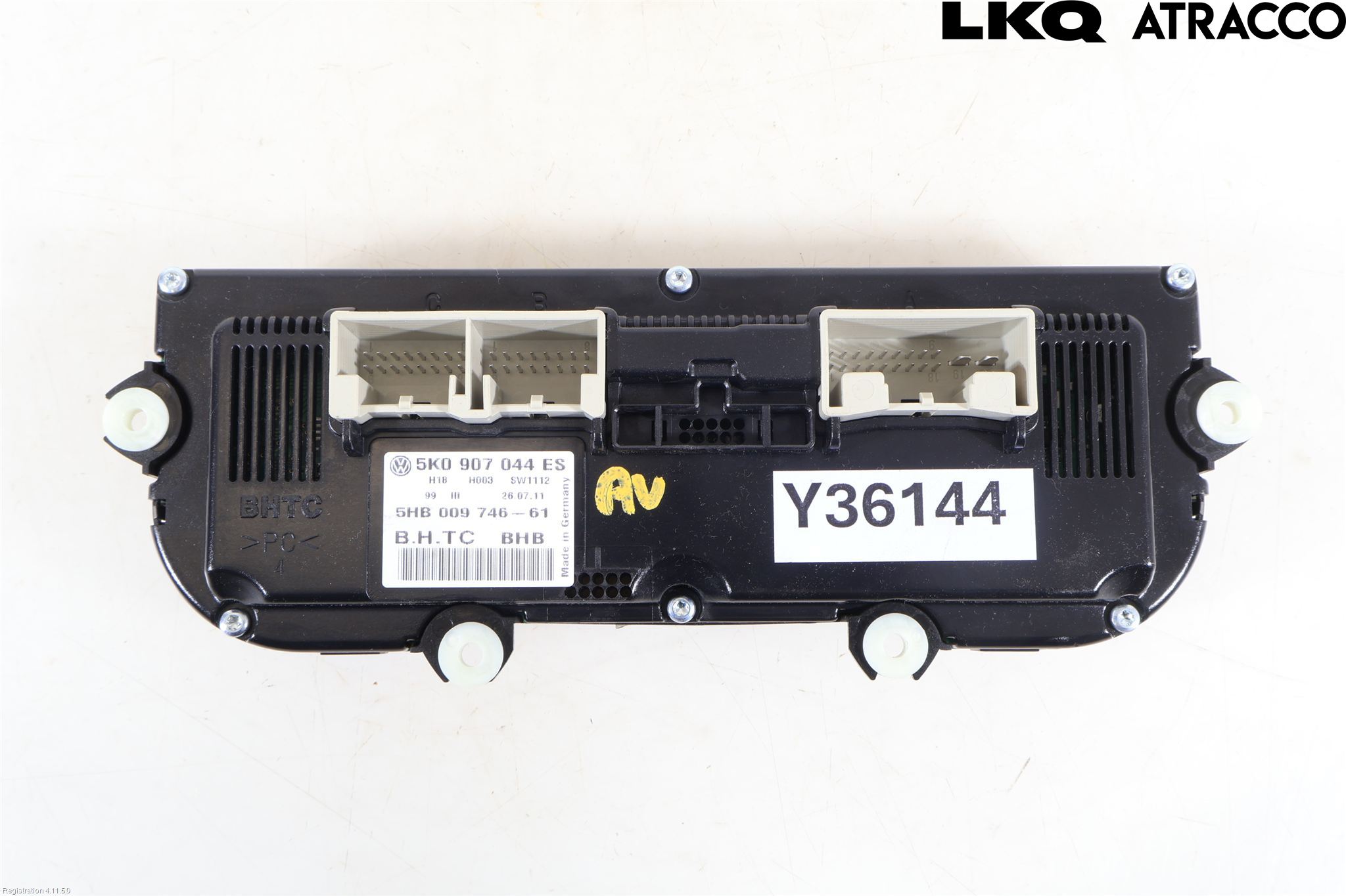 Volkswagen VW PASSAT 11-14 Varme Ac Betjening-Display