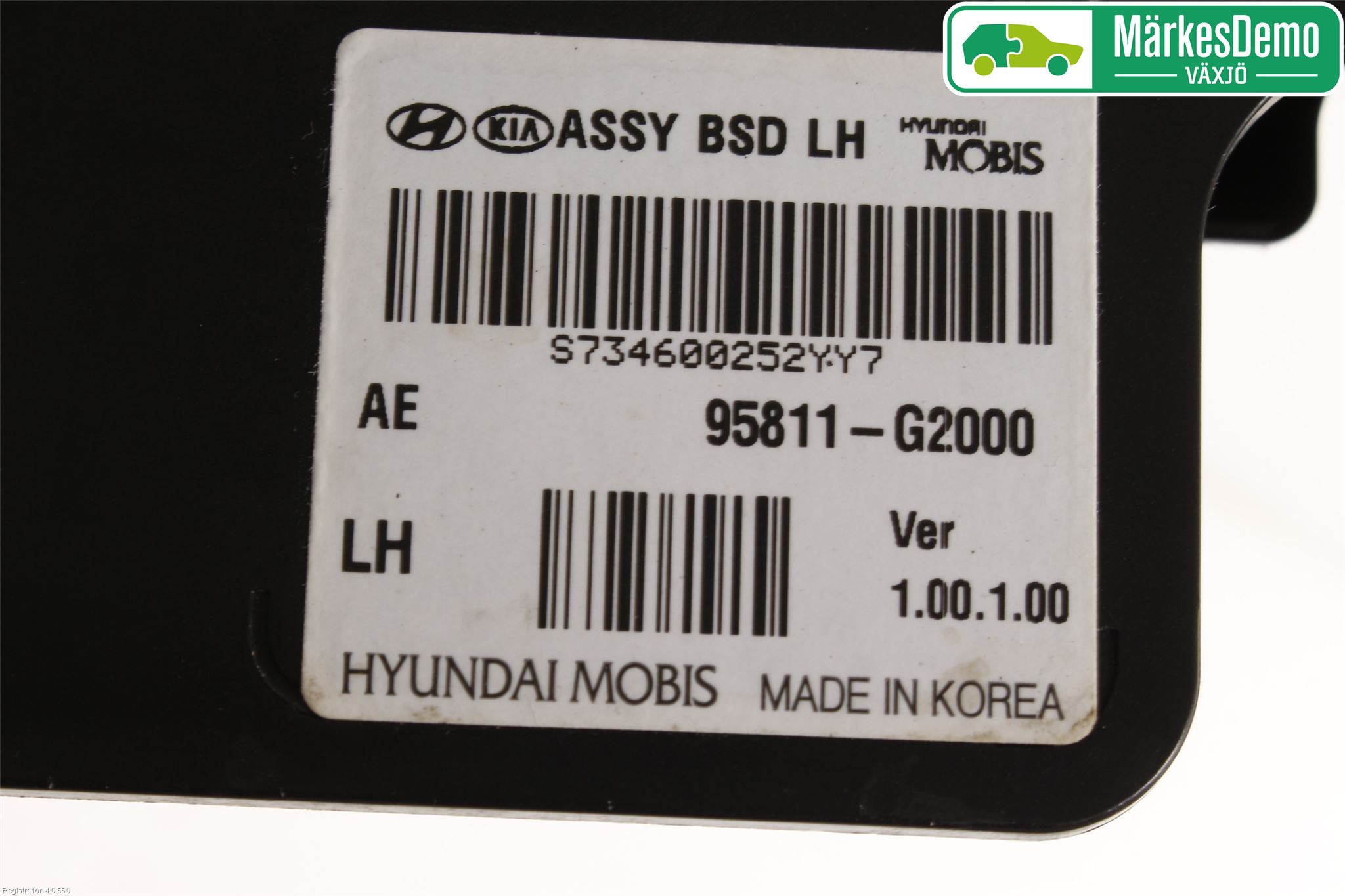 Hyundai IONIQ AE 17-22 Sensor Kollisjonsbeskyttelse