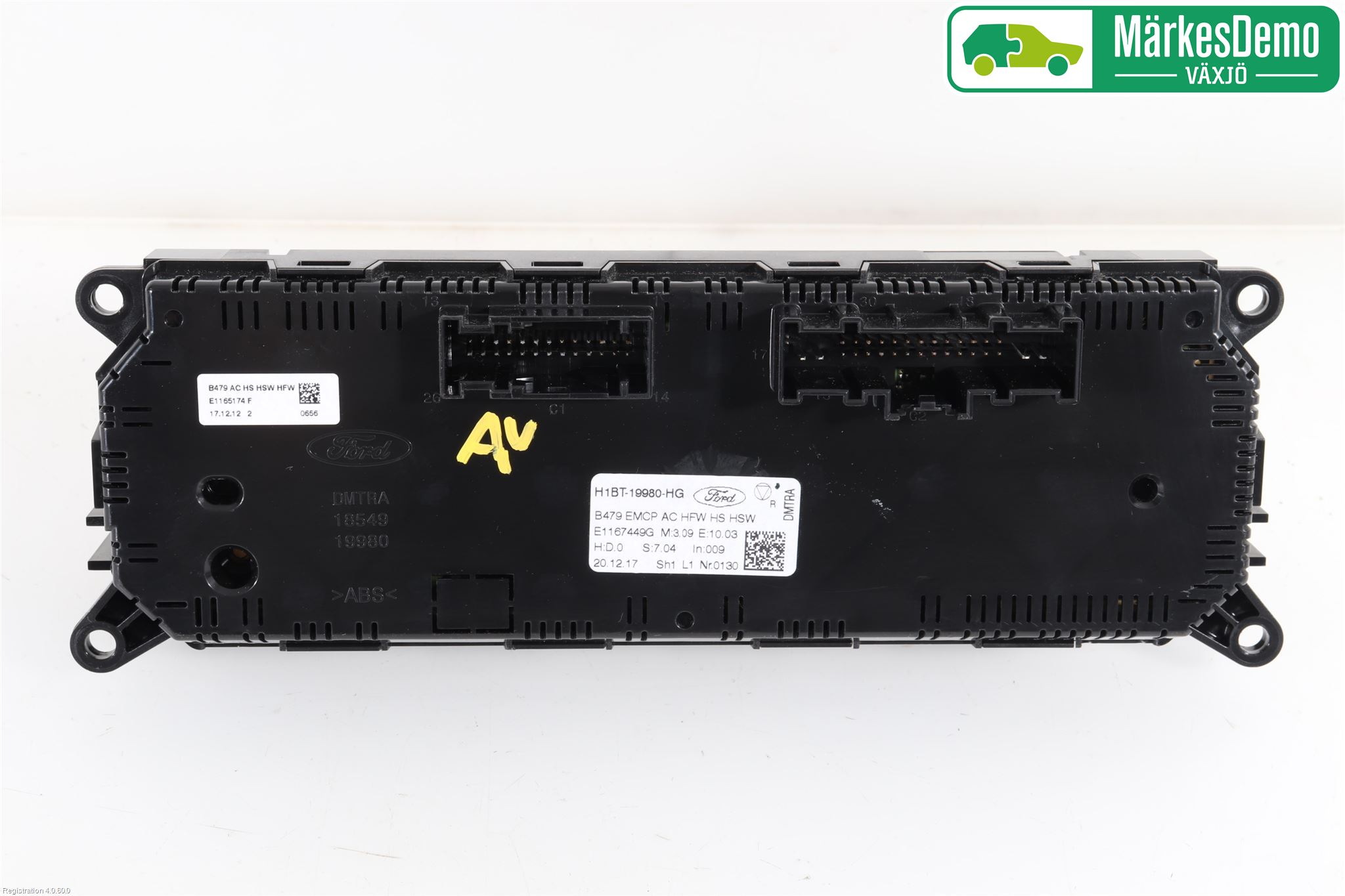 Ford FIESTA (VII) 18-23 Varme Ac Betjening-Display