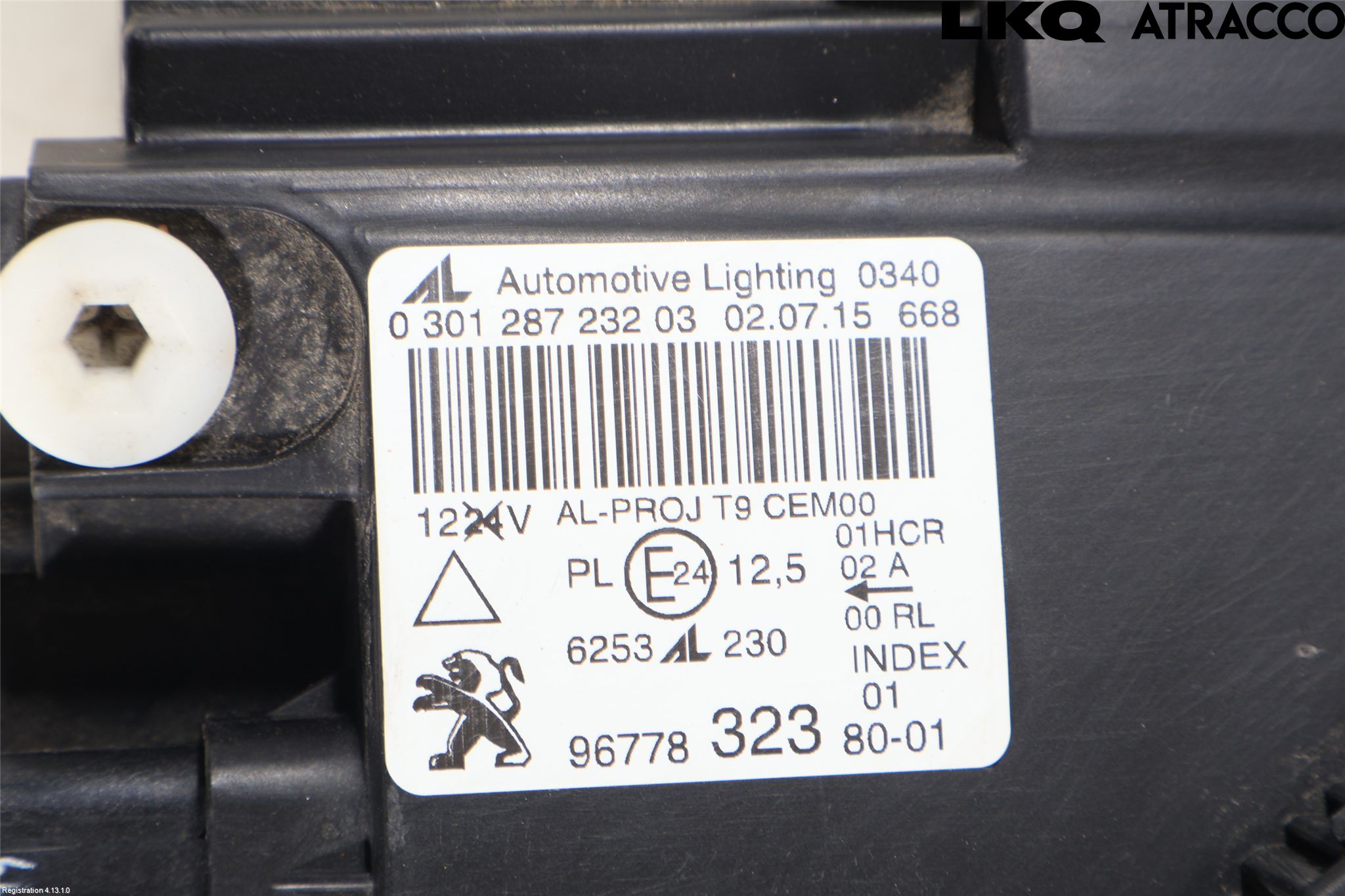 Peugeot 308 14-21 Frontlykt Høyre