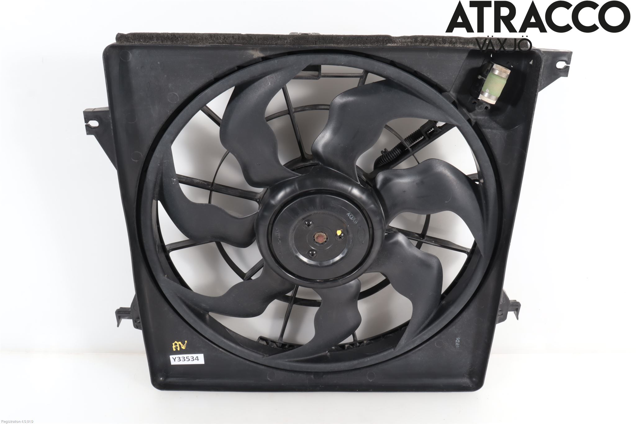 Kia CARENS III 13-19 Kjølevifte-Radiator Hus-Kåpe