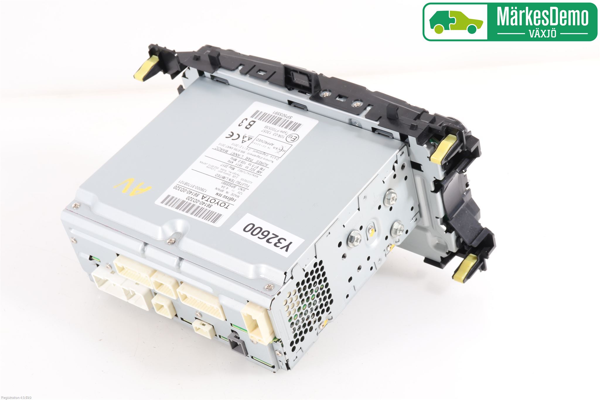 Toyota YARIS XP130 15-20 Stereo Radio Med Cd