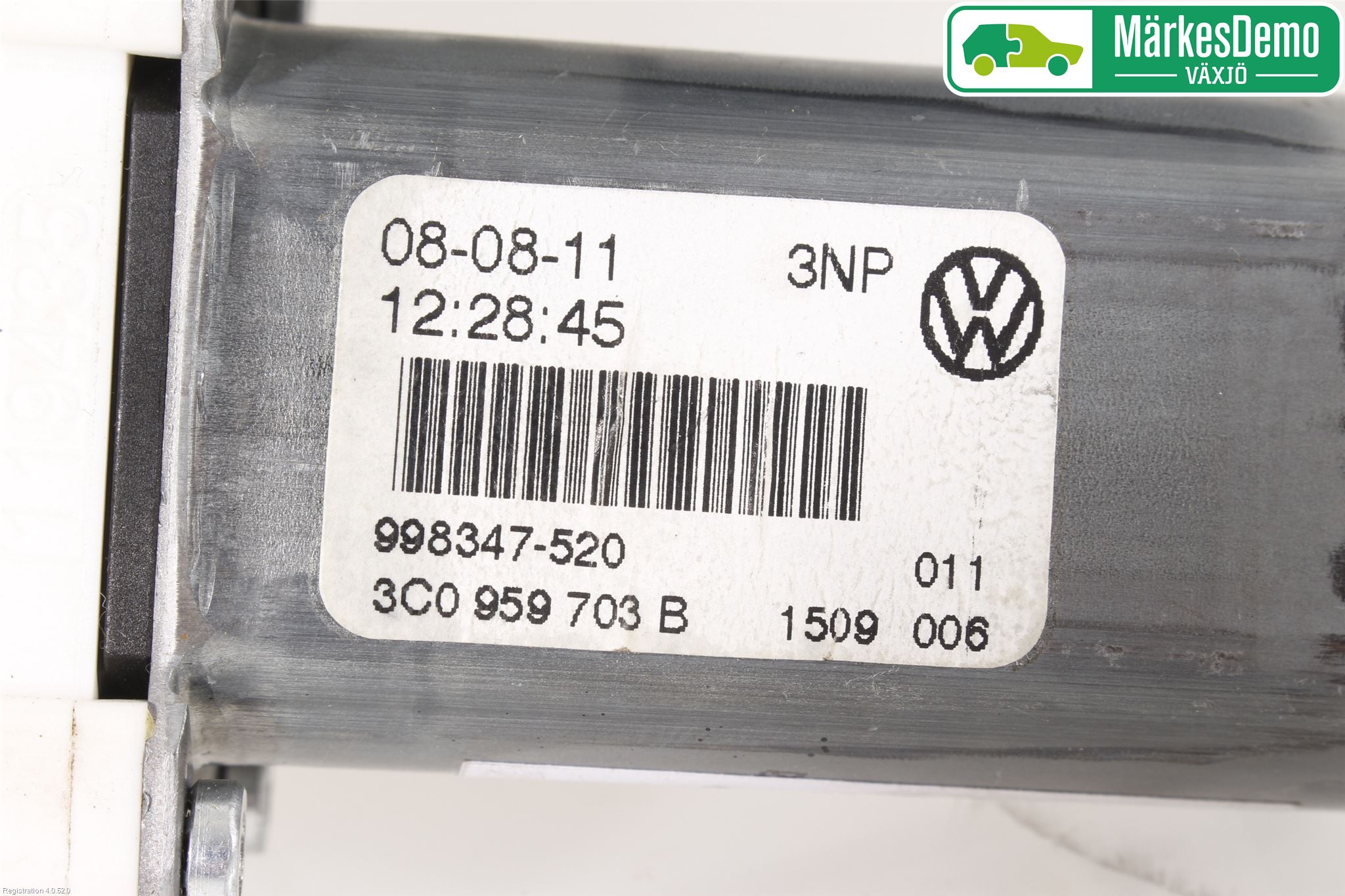 Volkswagen VW GOLF VI 09-13 Vindusheismotor