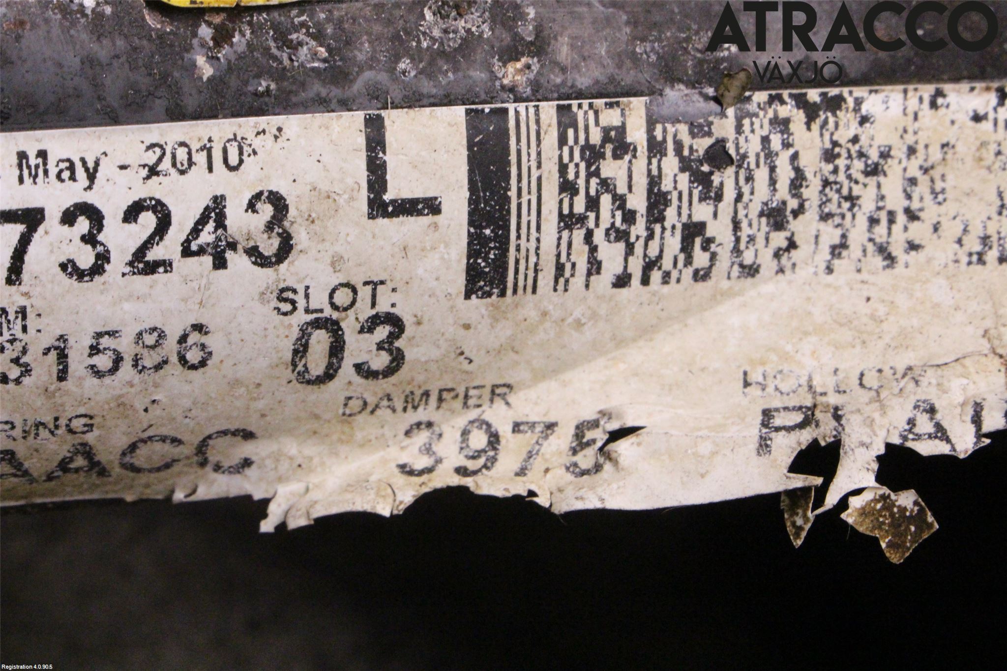 Opel ASTRA J 10-15 Fjærbein Foran Venstre