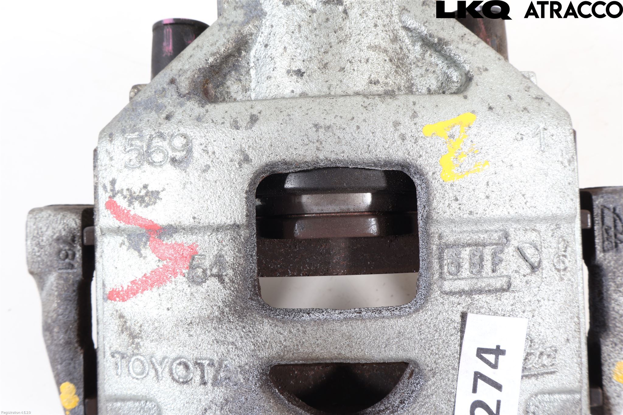Toyota YARIS XP130 15-20 Bremsecaliper Foran Venstre