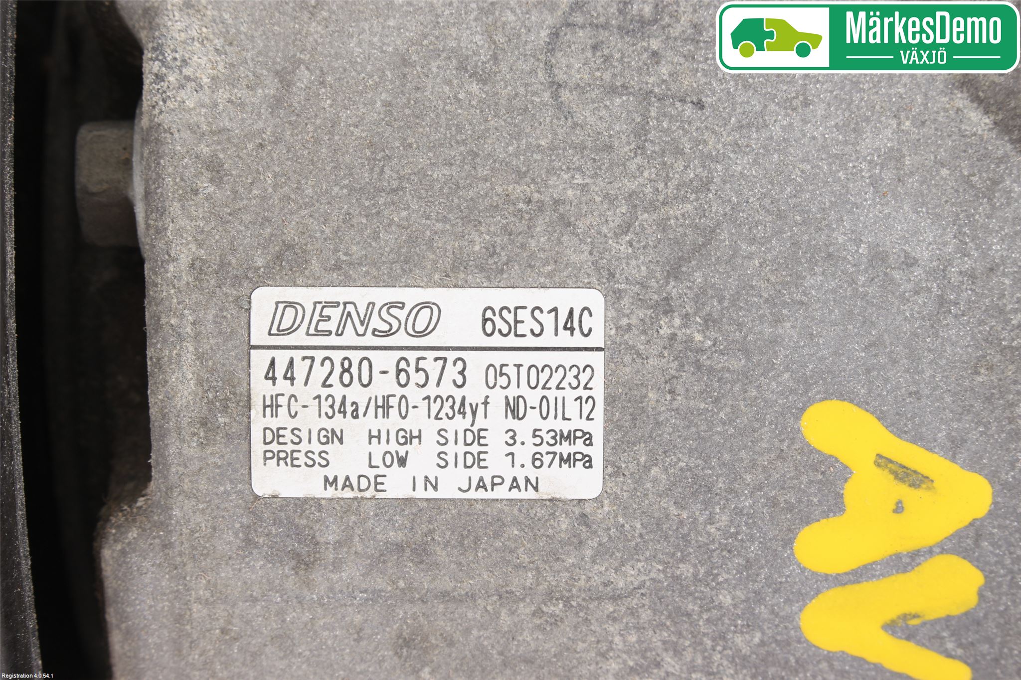 Toyota VERSO 09-18 Varme Ac Kompressor