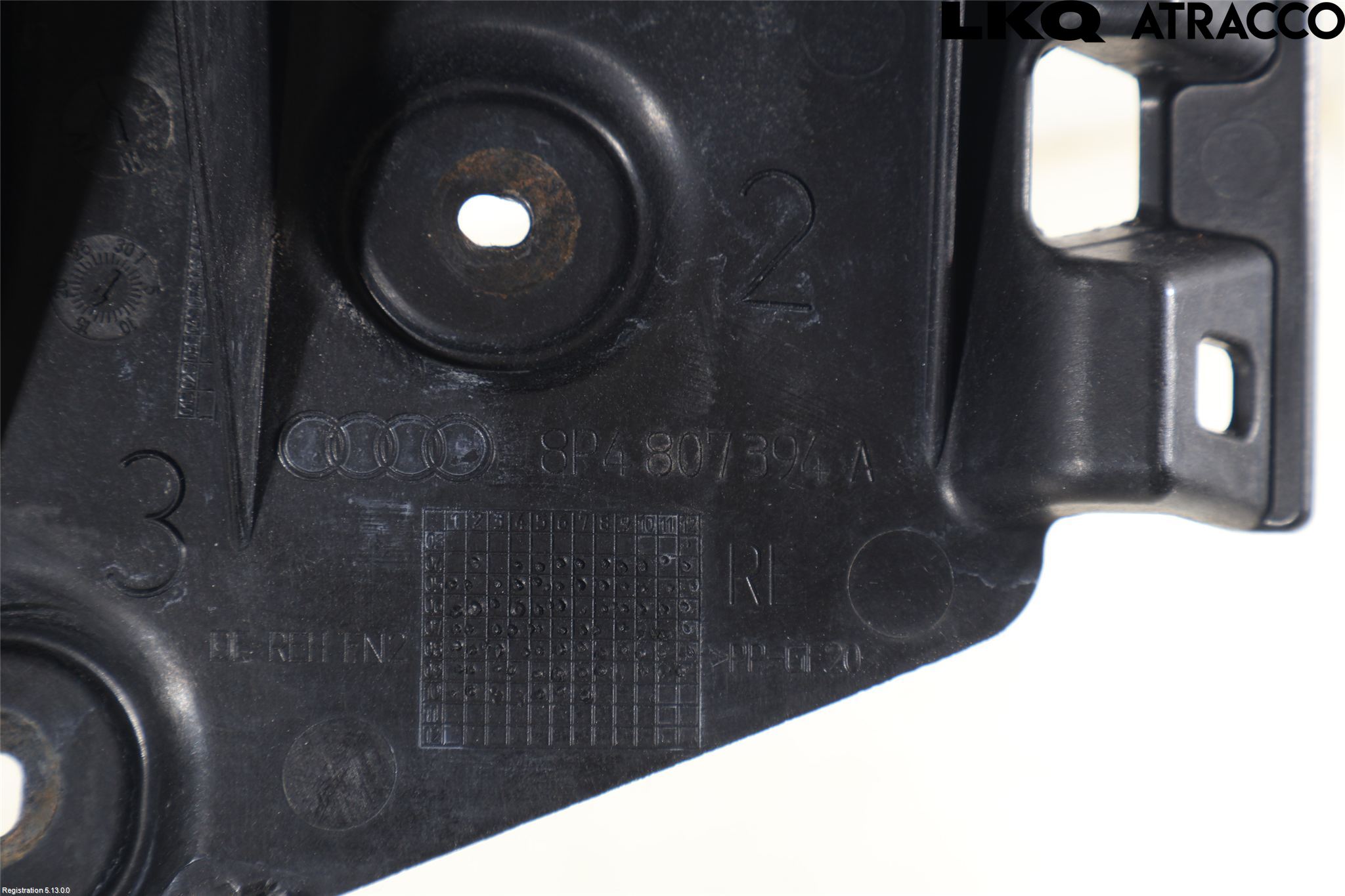Audi A3/S3 05-13 Støtfangerfeste Bak Høyre