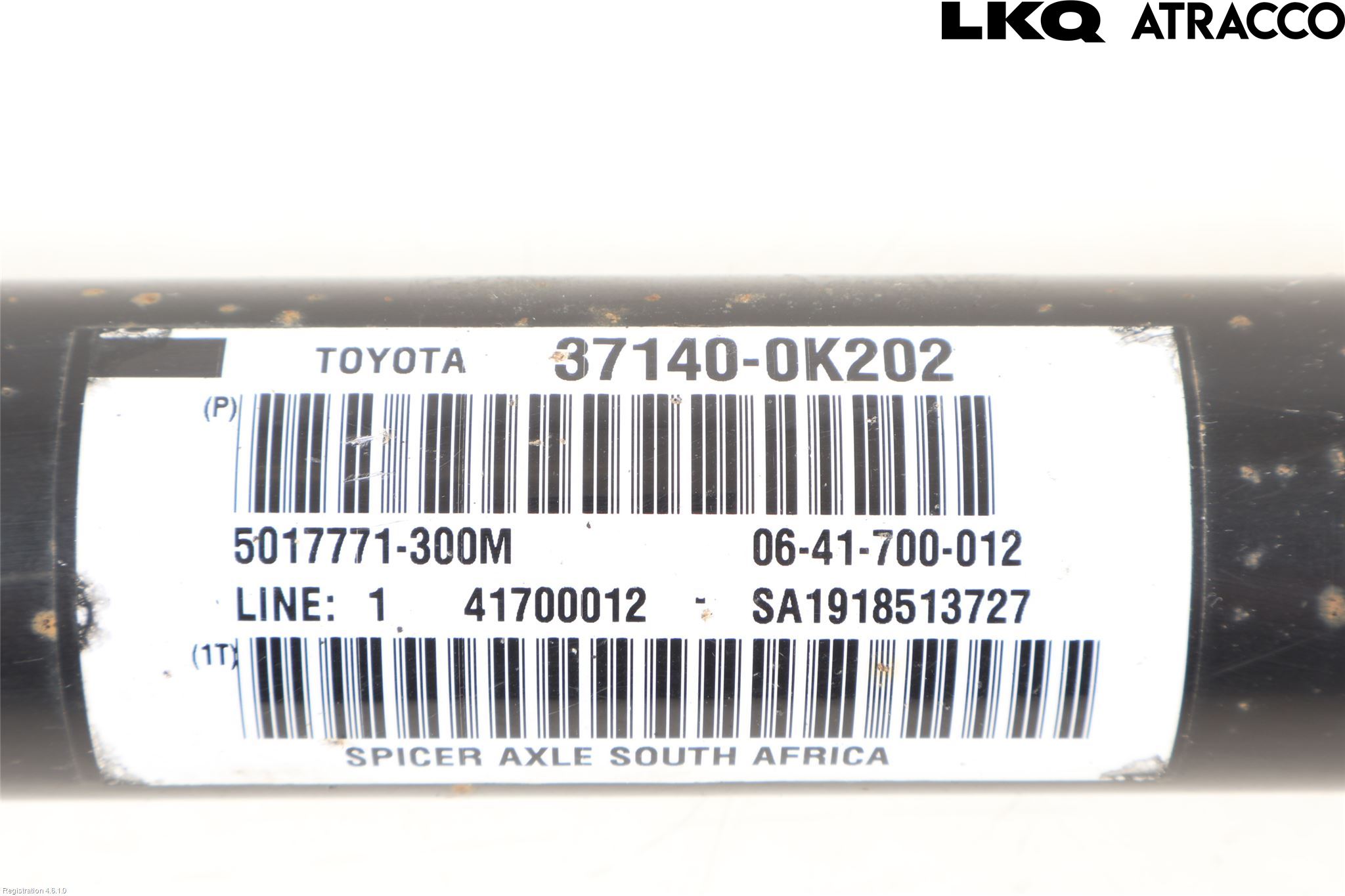 Toyota HILUX 16- Mellomaksel Fremre 4Wd