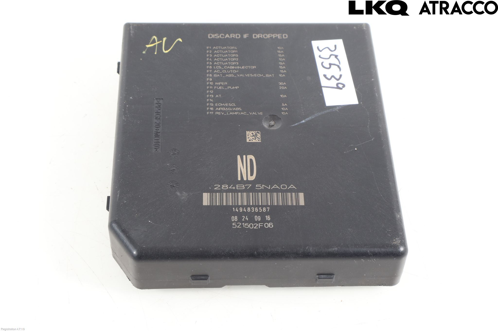 Nissan QASHQAI 14-17 Sikringsboks - Elsentral