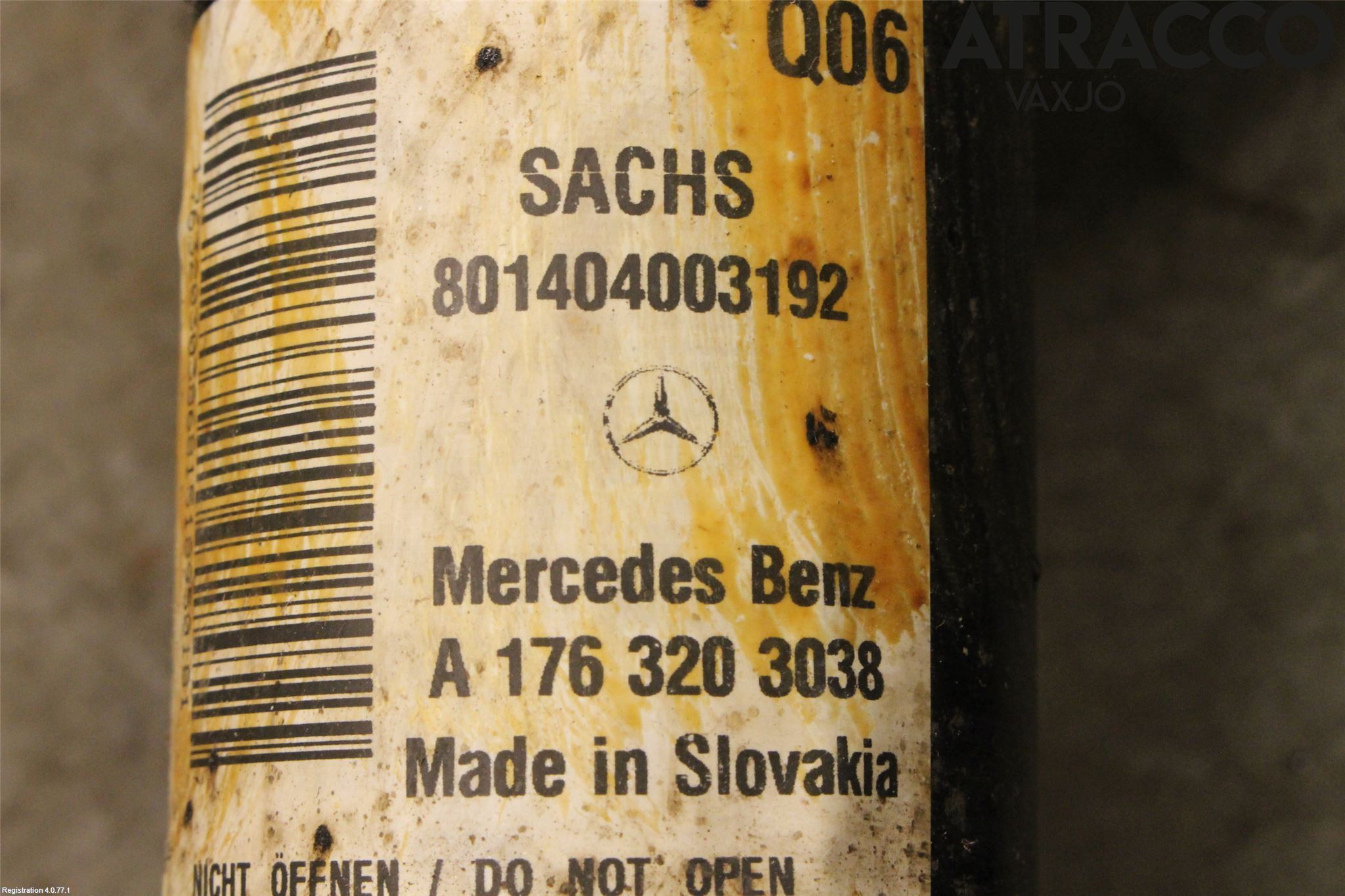 Mercedes-Benz MB A-KLASS (W176) 13-18 Fjærbein Foran Høyre