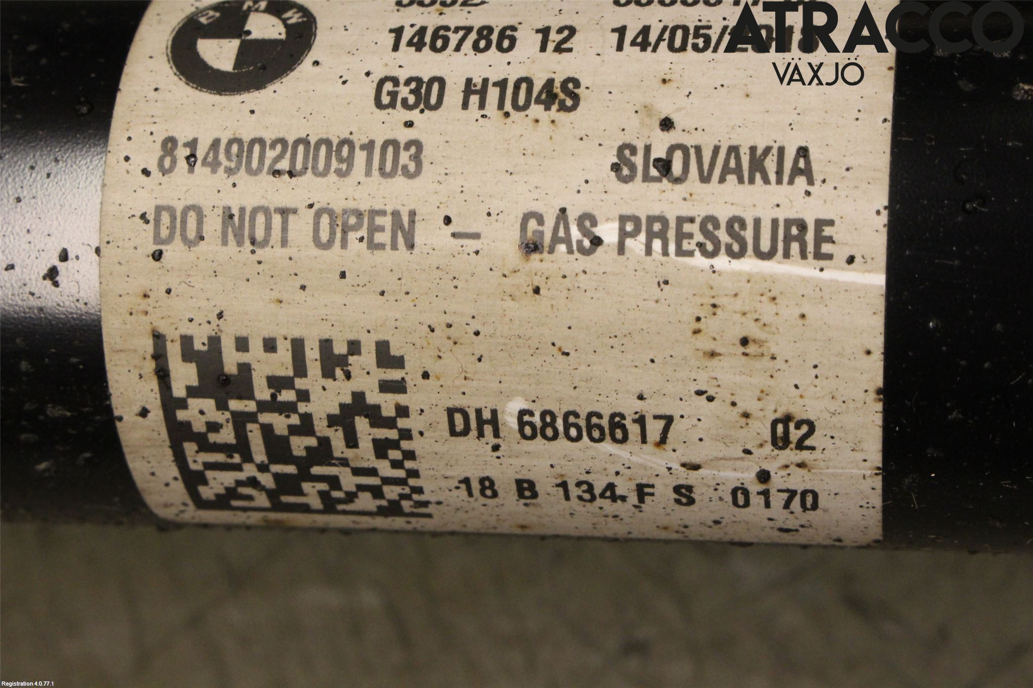 BMW 5 G30/G31/F90 17-23 Fjærbein Bak Venstre