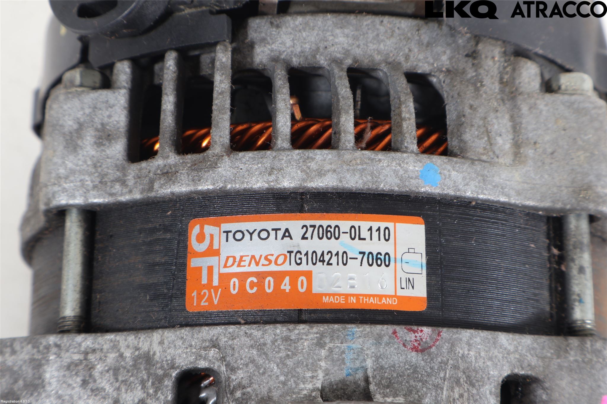 Toyota HILUX 16- Dynamo