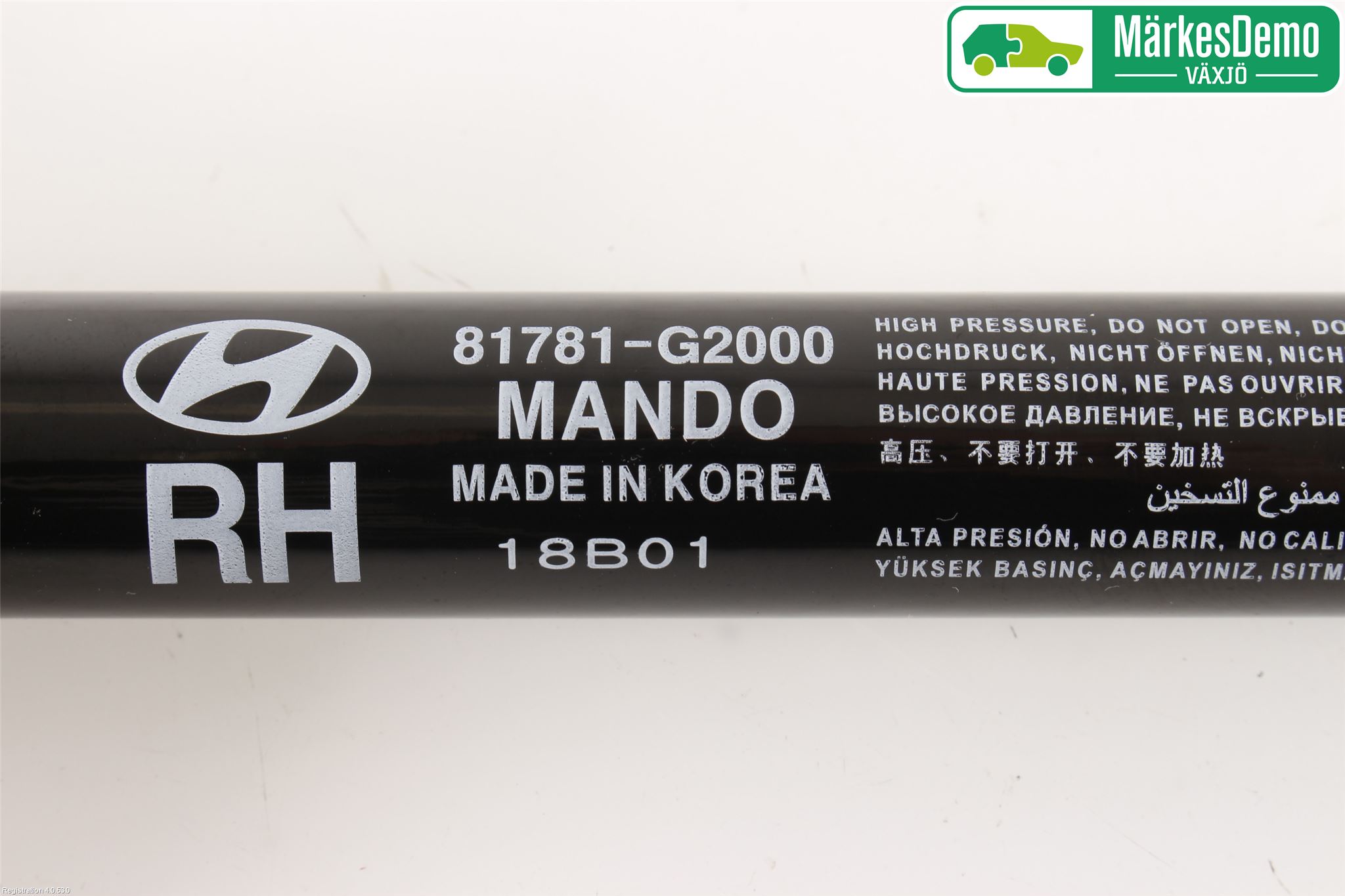 Hyundai IONIQ AE 17-22 Bakluke Demper-Gassfjær