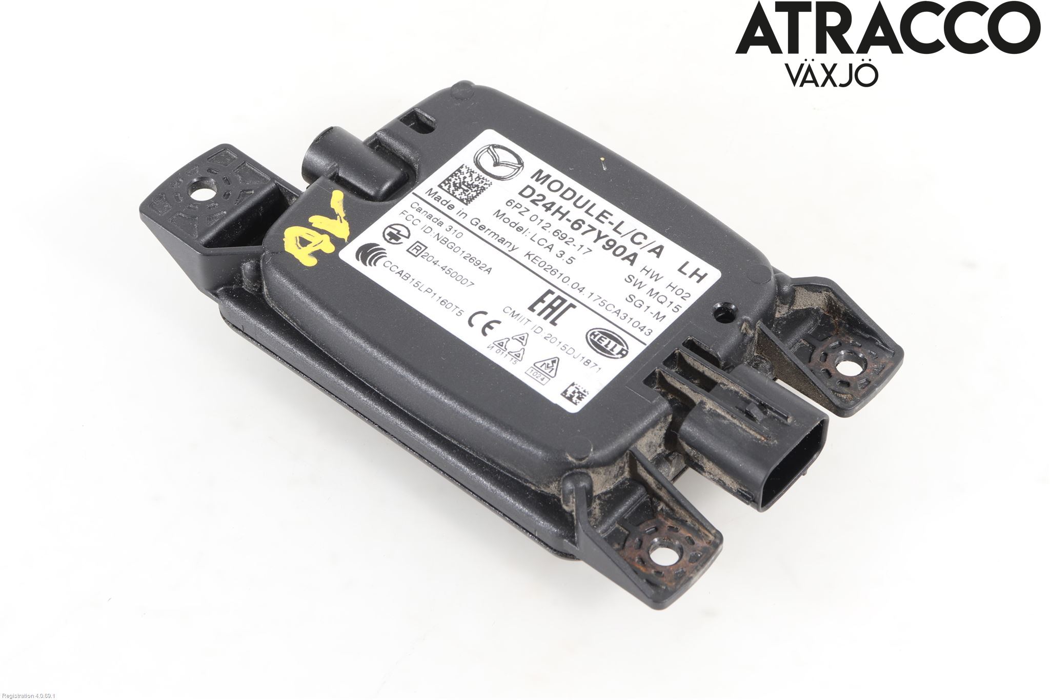 Mazda CX-3 Sensor Kollisjonsbeskyttelse