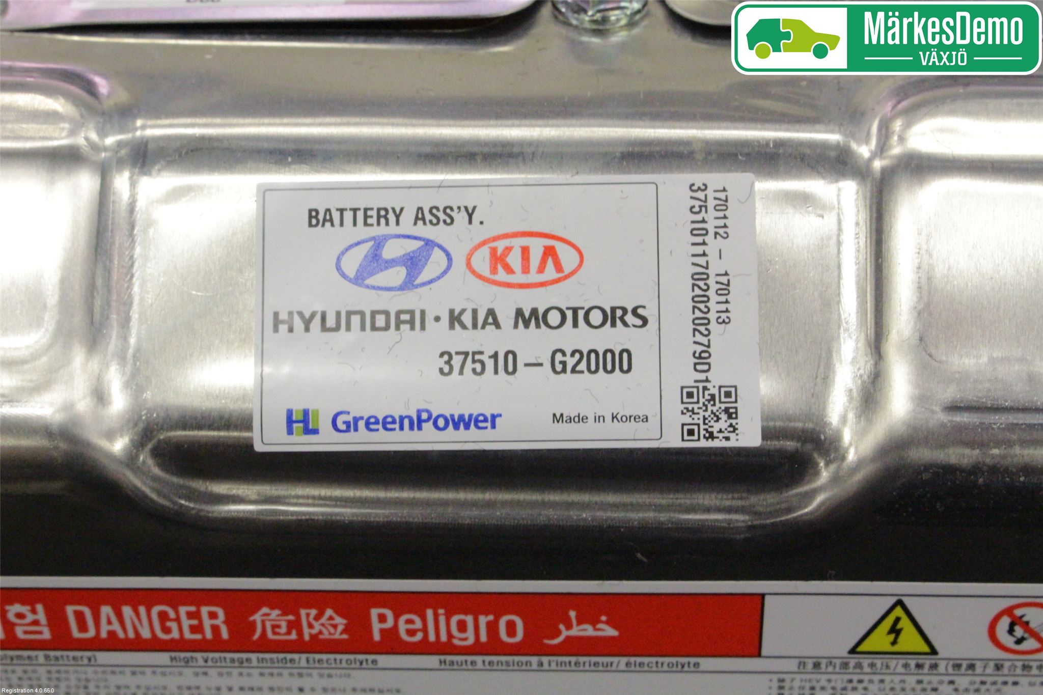 Kia NIRO (DE) 17-22 Hybrid Batteri