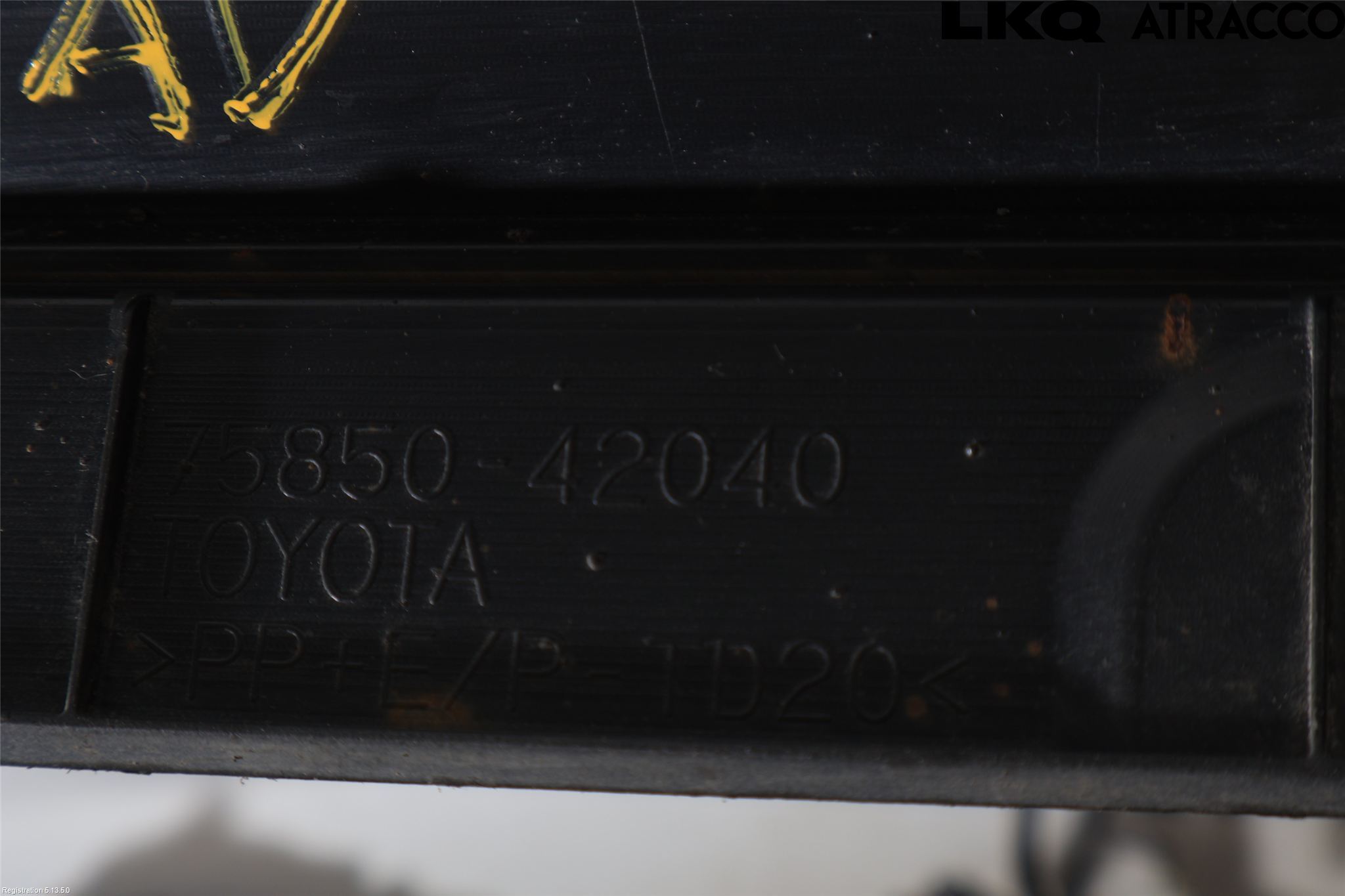 Toyota bZ4X EA10 22- Kanalskjørt Høyre