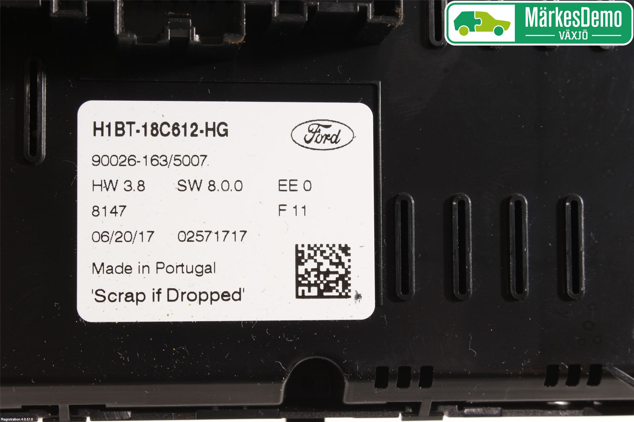 Ford FIESTA (VII) 18-23 Varme Ac Betjening-Display
