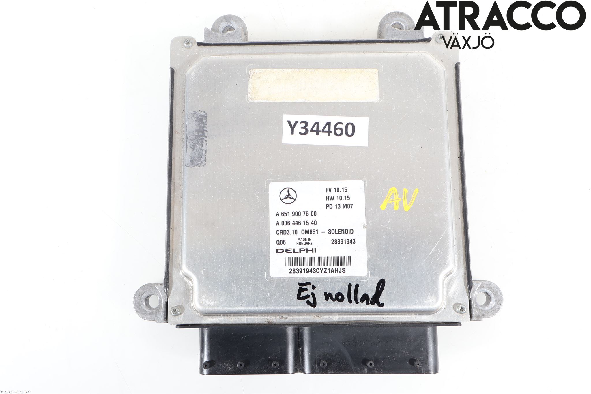 Mercedes-Benz MB C-KLASS (W204) 07-15 Styreenhet Dieselpumpe