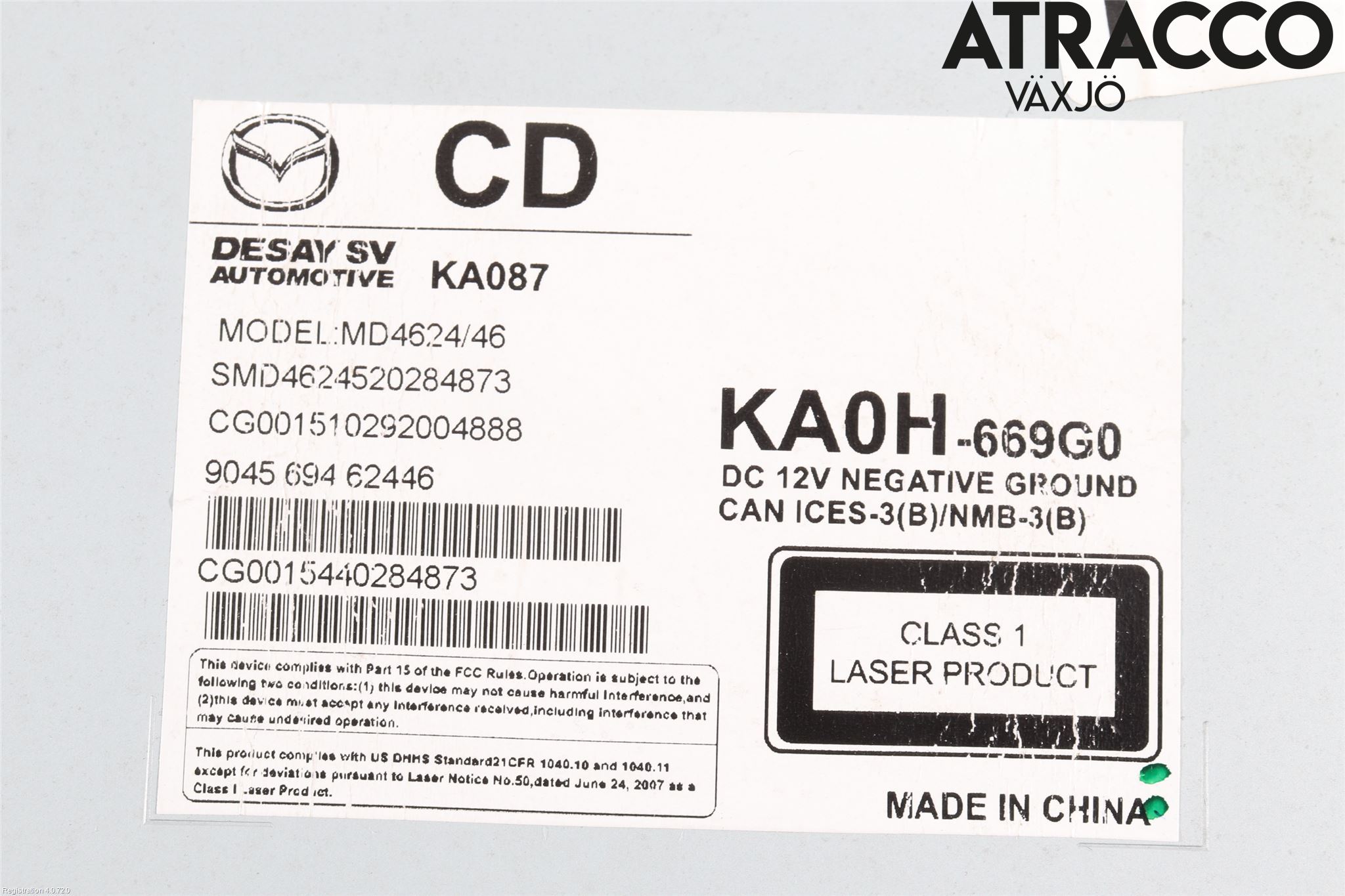 Mazda CX-5 12-17 Stereo Radio Med Cd