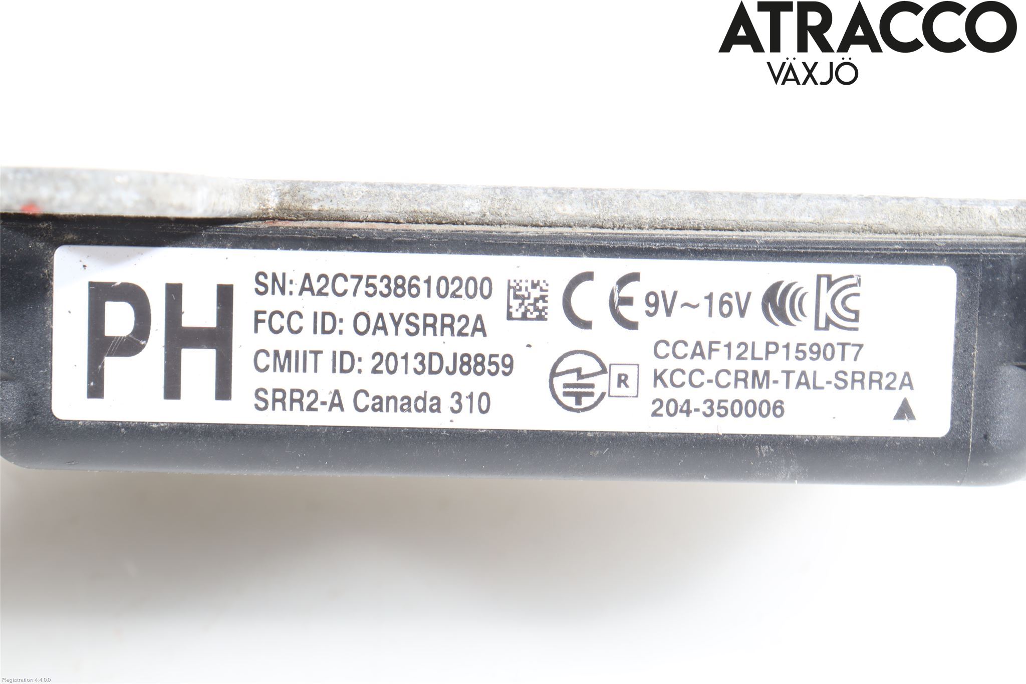 Toyota PRIUS (ZVW50) 16-21 Sensor Kollisjonsbeskyttelse