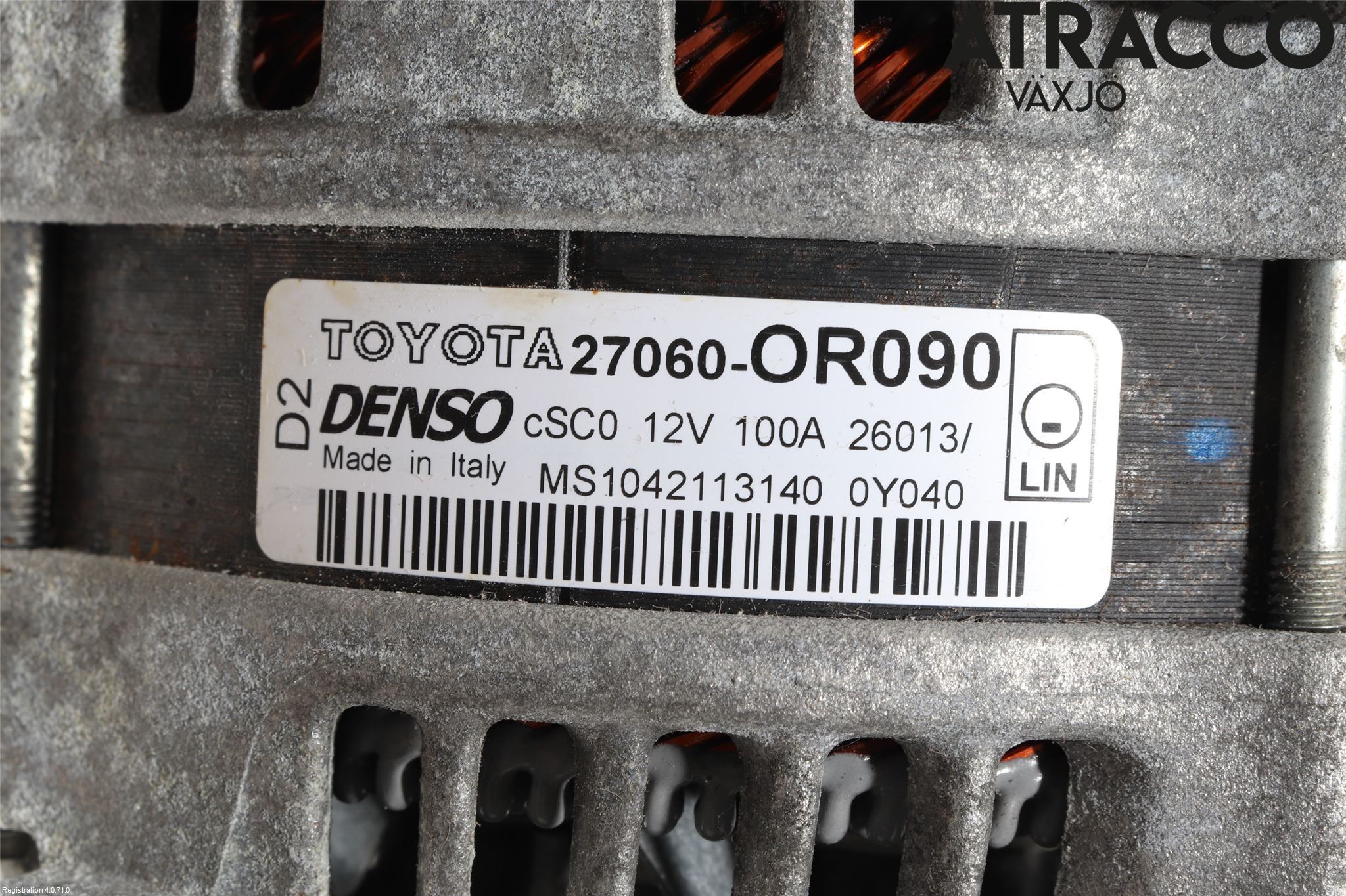 Toyota AURIS 13-19 Dynamo