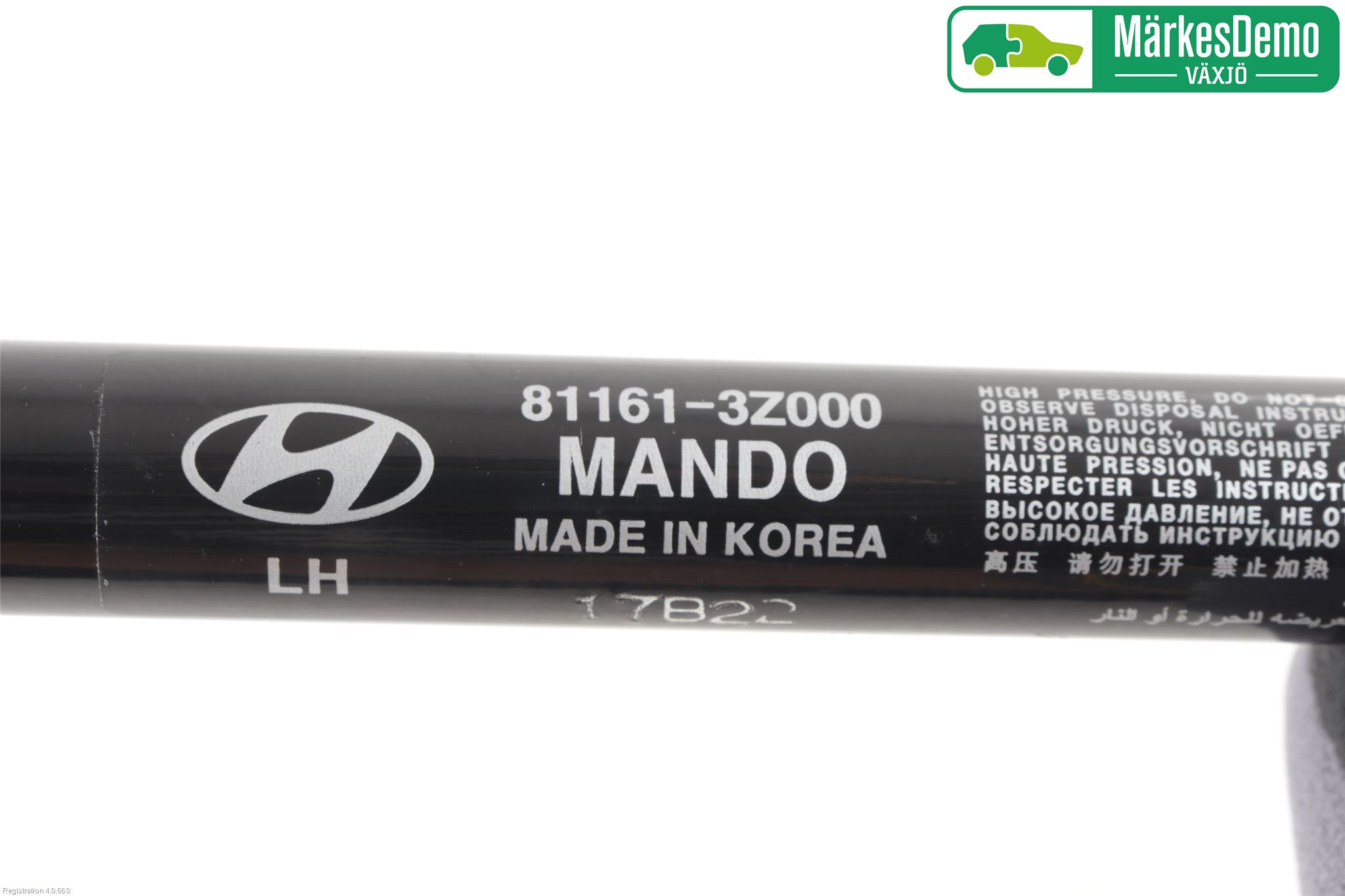 Hyundai i40 16-18 Panser Demper-Gassfjær