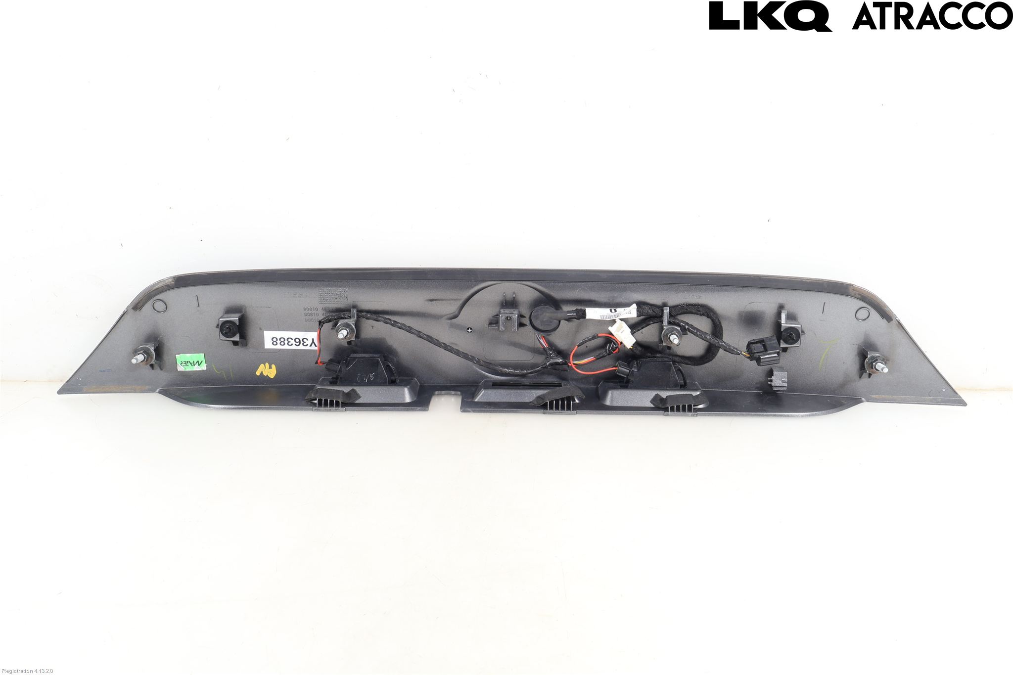 Nissan QASHQAI 17-21 Refleksplate - Skiltplate