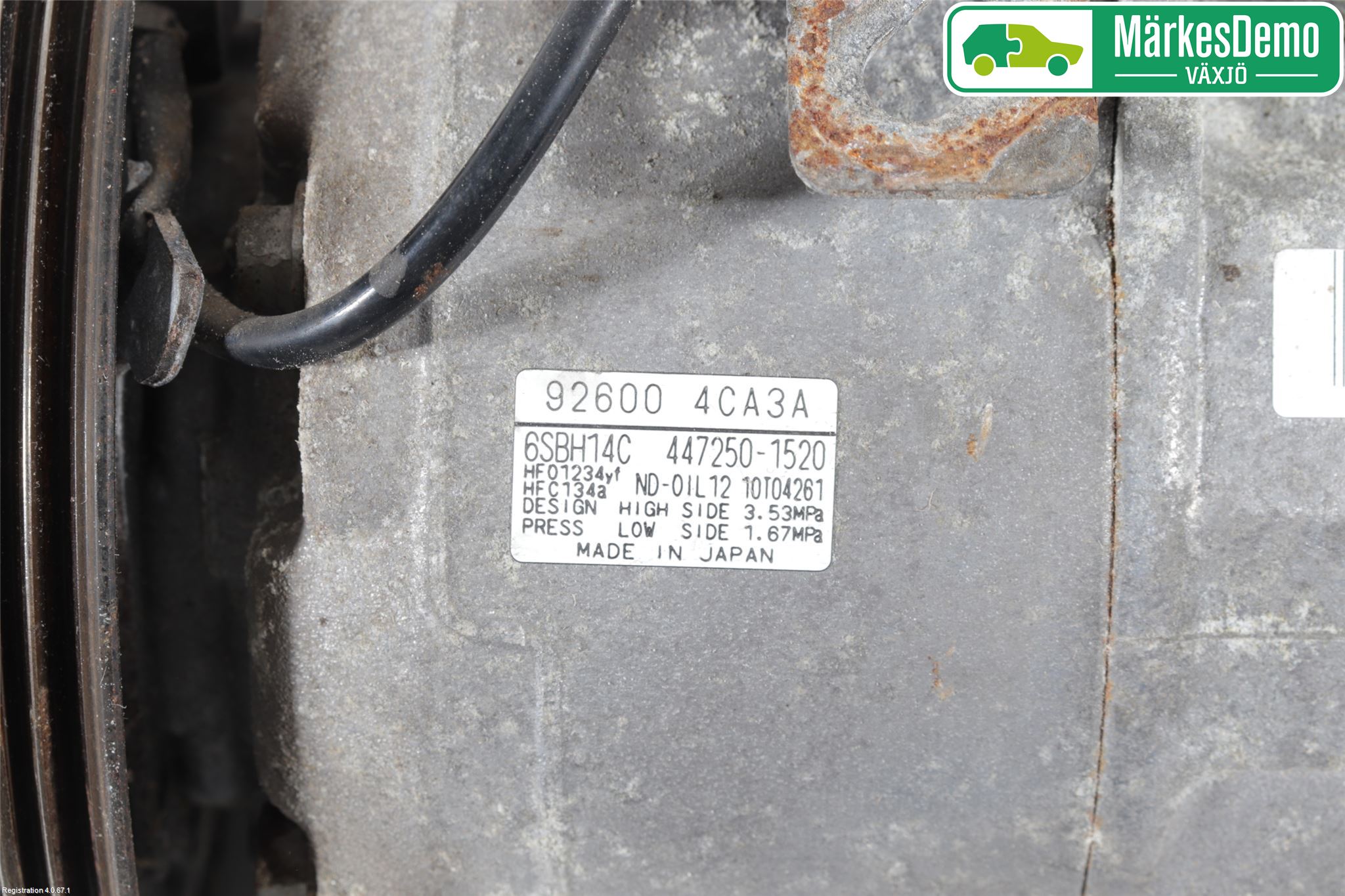 Nissan X-TRAIL 14-21 Varme Ac Kompressor