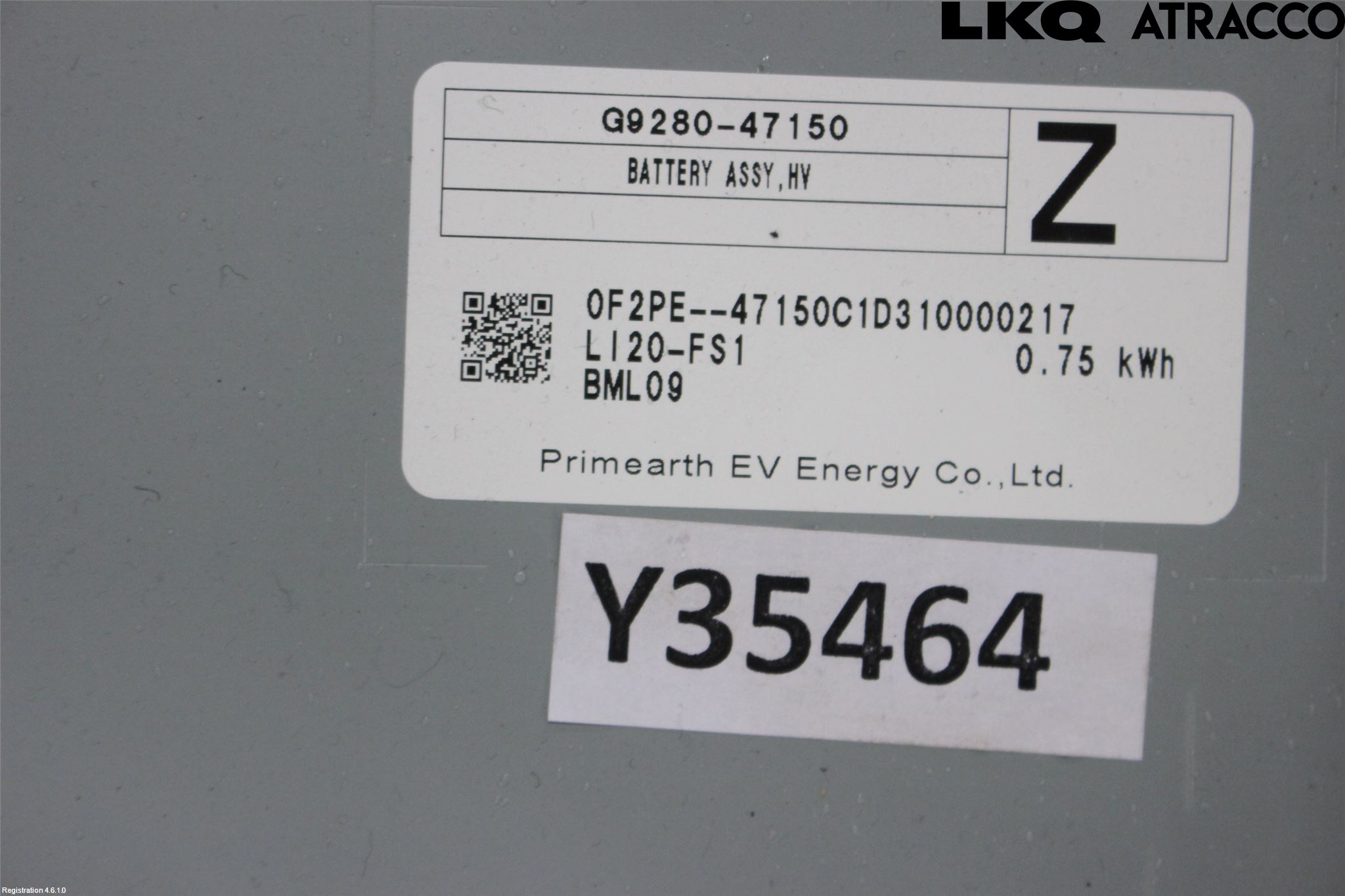 Toyota C-HR 16-23 Hybrid Batteri