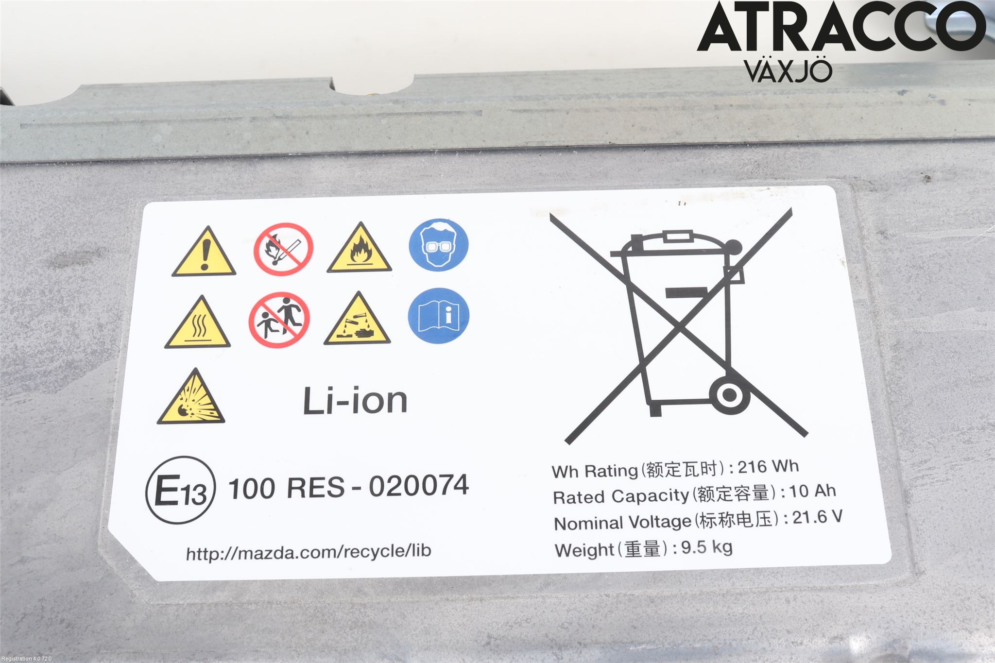 Mazda 3 IV 19- Hybrid Batteri