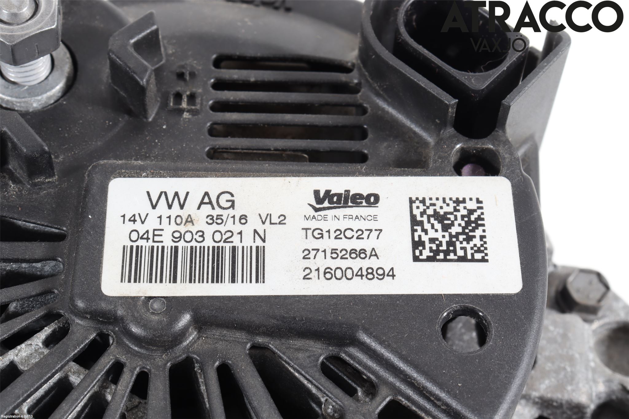 Volkswagen VW POLO 10-17 Dynamo