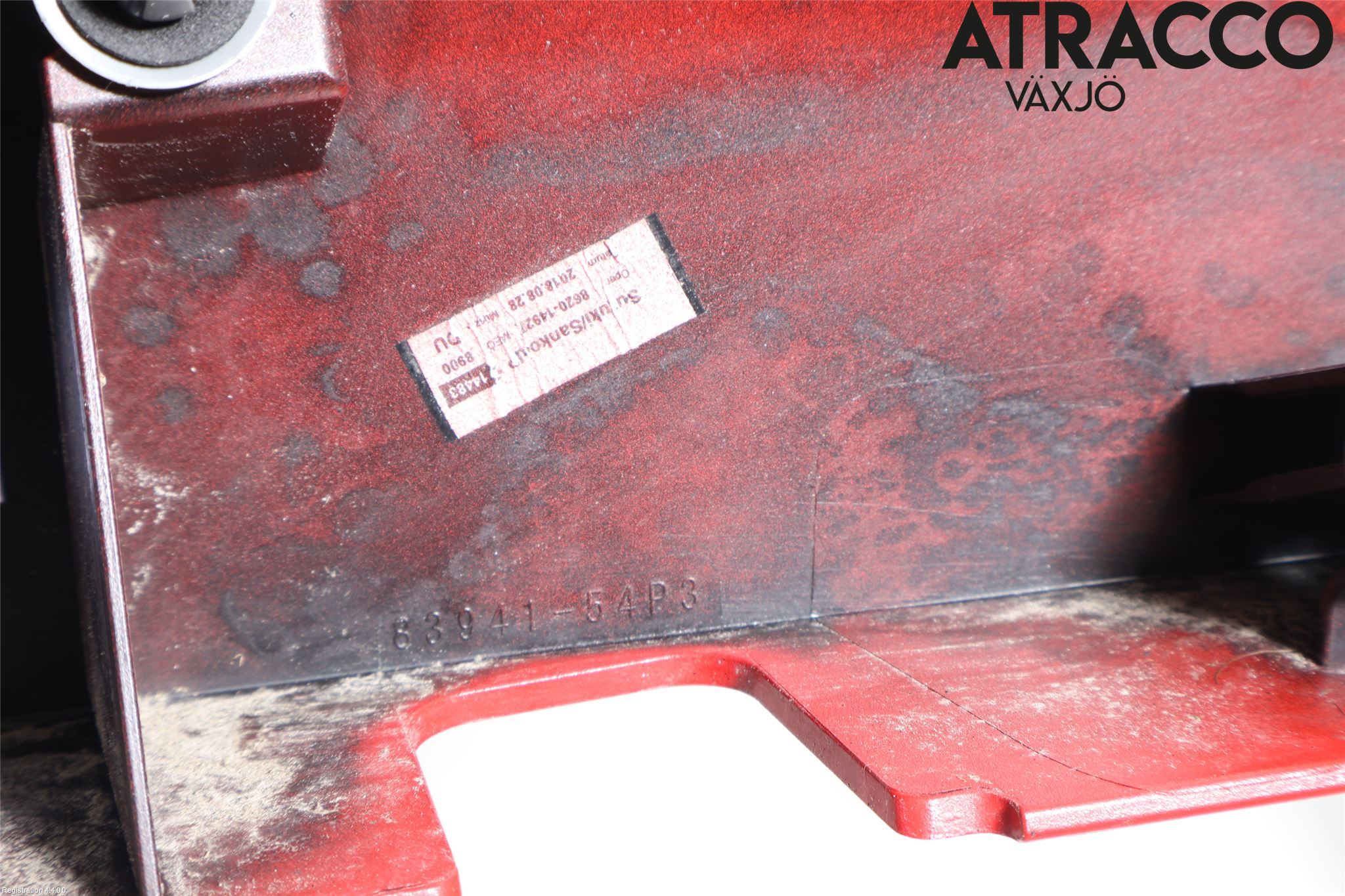 Suzuki VITARA 15- Refleksplate - Skiltplate