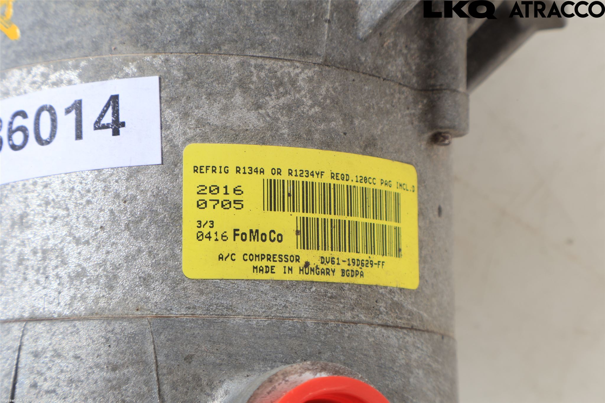 Ford FOCUS 15-18 Varme Ac Kompressor