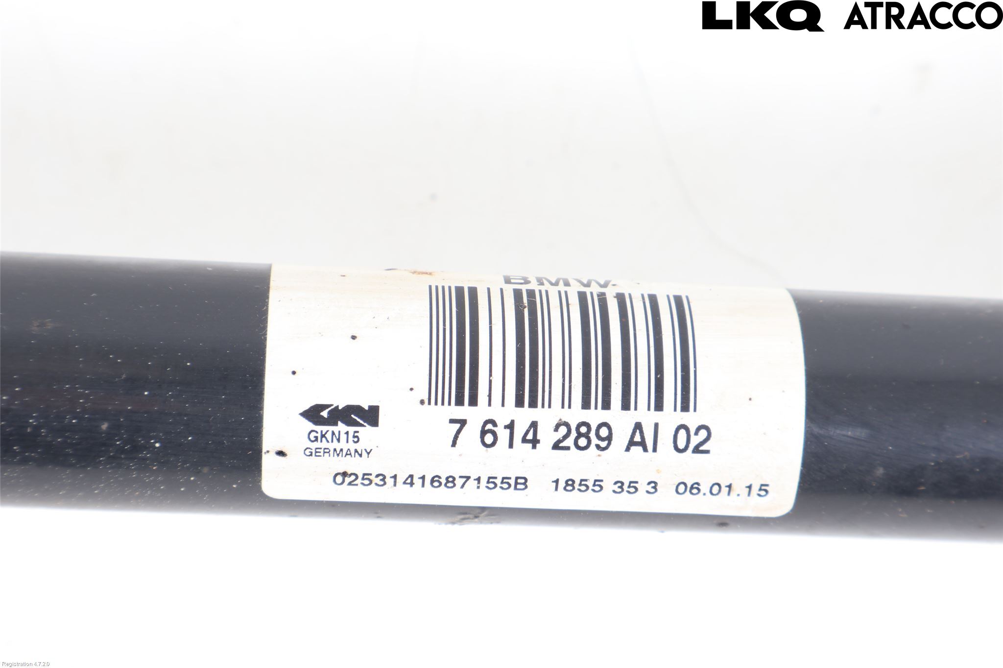 BMW 5 F10/F11/F18 09-17 Drivaksel Bak Kompl Venstre