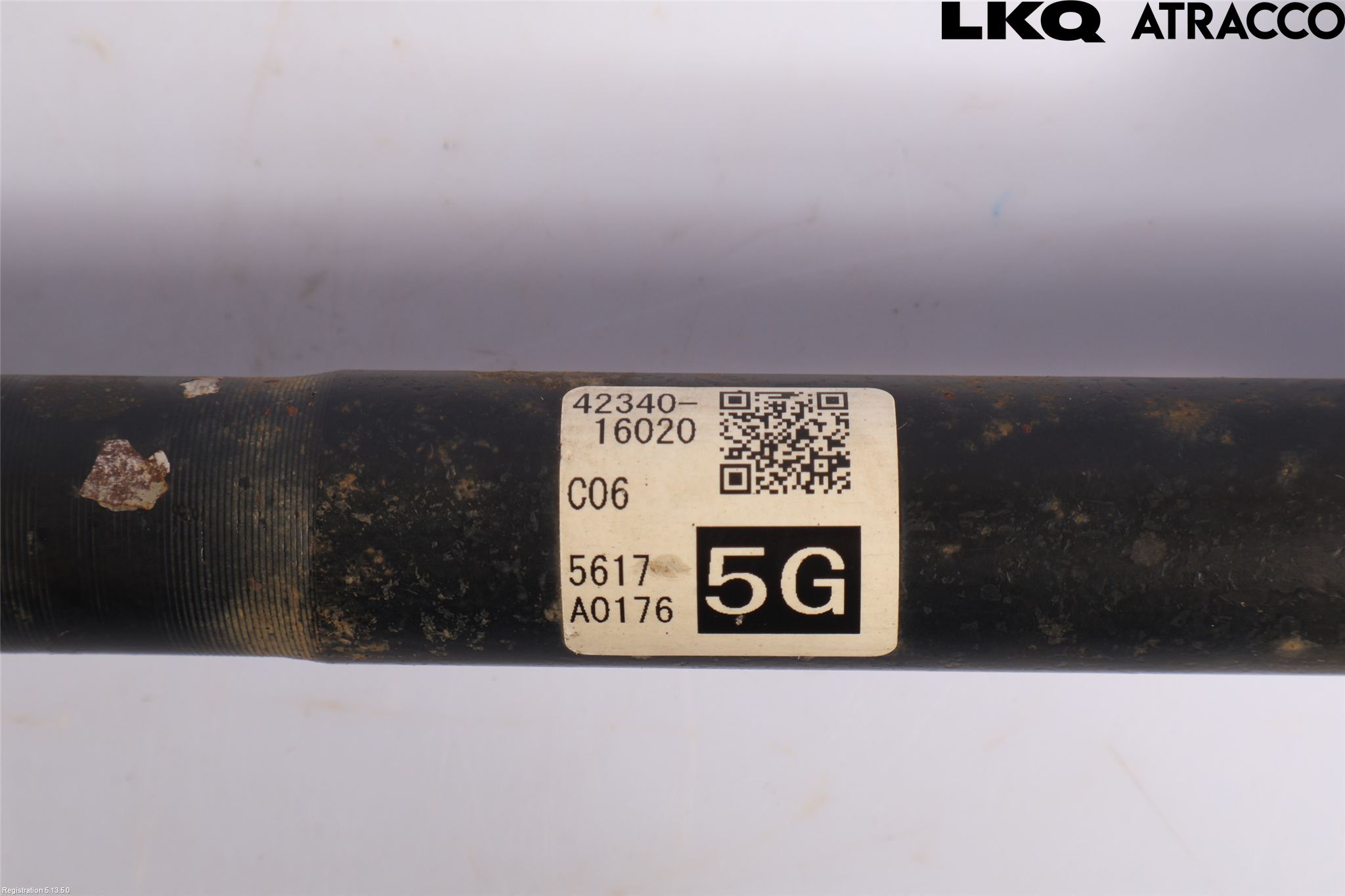 Toyota COROLLA CROSS XG10 22- Drivaksel Bak Kompl Venstre